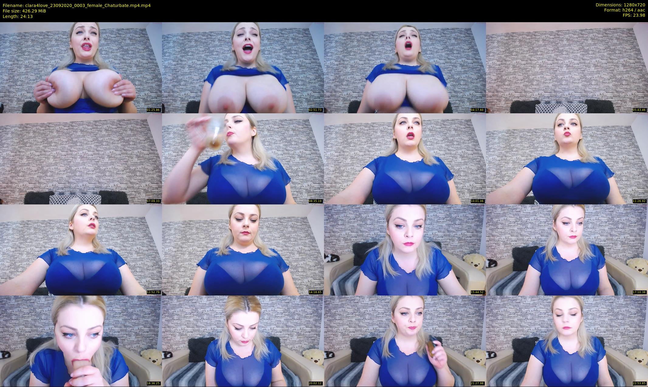 clara4love — 25 minute Chaturbate female cam show recording, 720p, Sep 23, 2020
