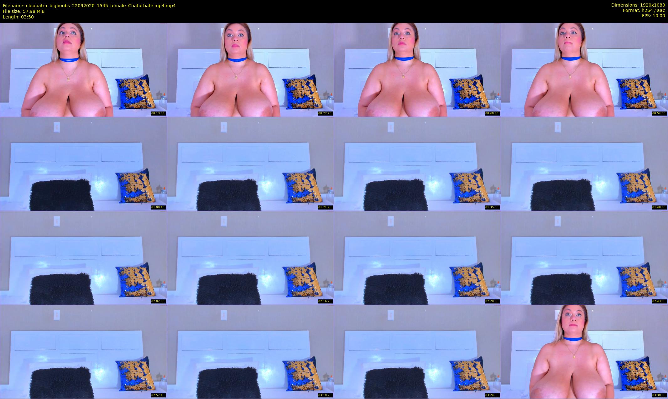 cleopatra_bigboobs — 4 minute Chaturbate female cam show recording, 1080p, Sep 22, 2020