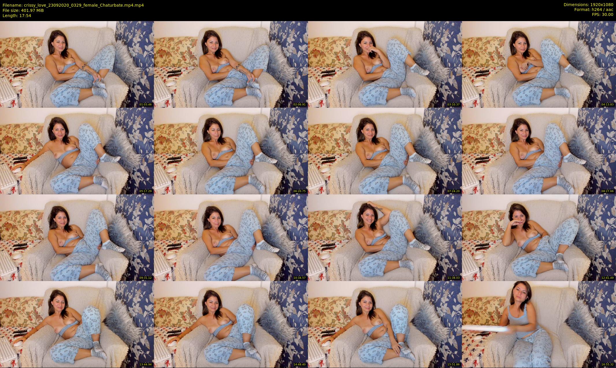 crissy_love — 18 minute Chaturbate female cam show recording, 1080p, Sep 23, 2020