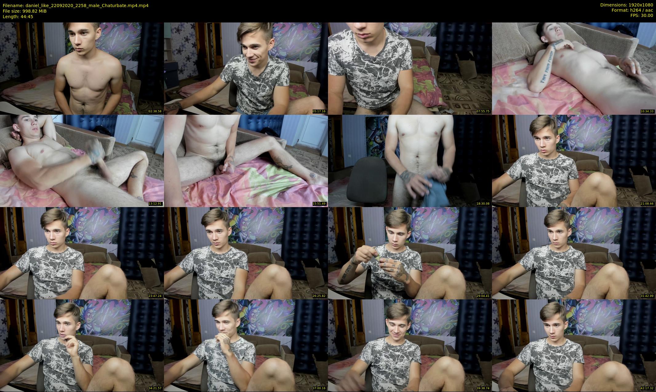 daniel_like — 45 minute Chaturbate male cam show recording, 1080p, Sep 22, 2020