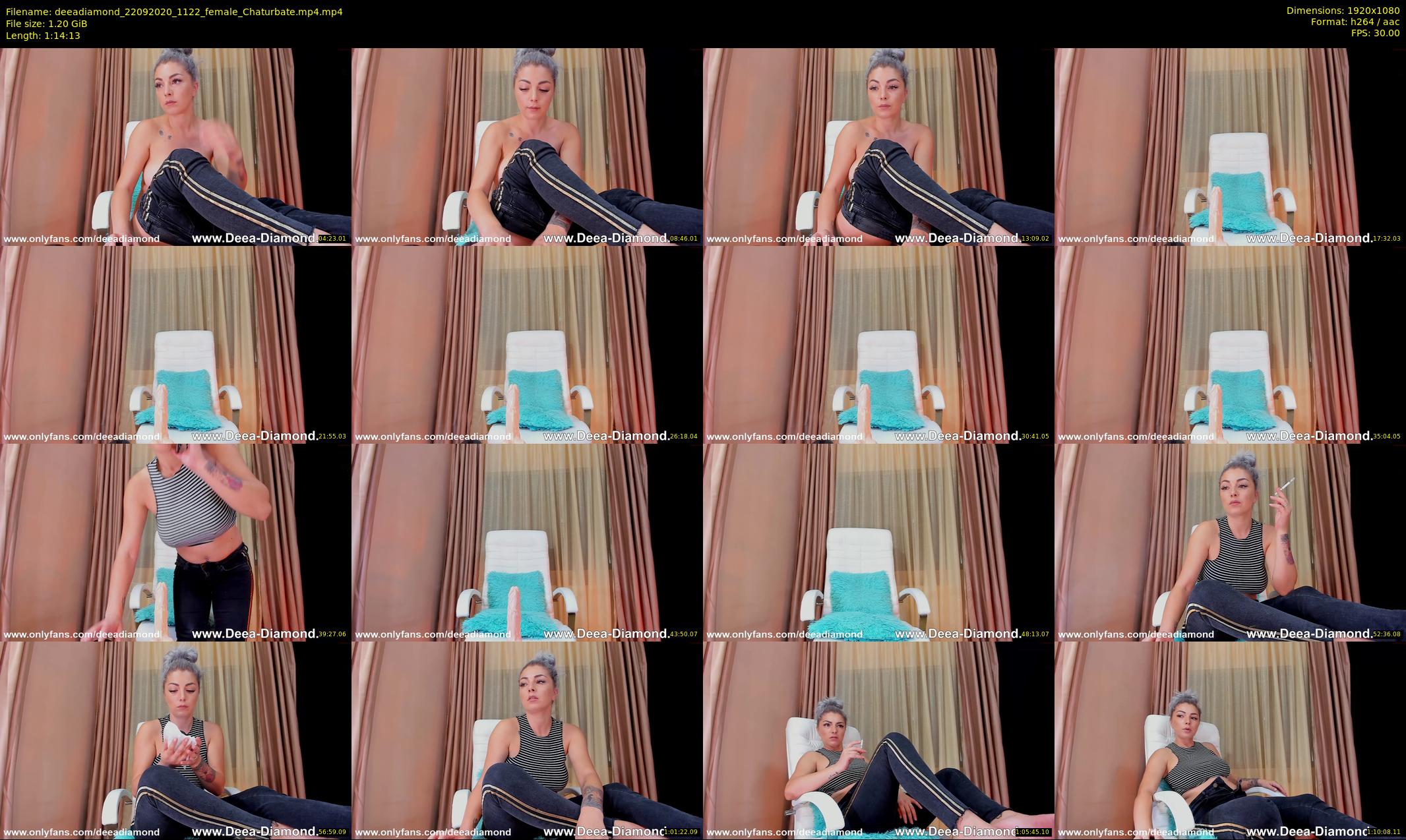 deeadiamond — 75 minute Chaturbate female cam show recording, 1080p, Sep 22, 2020