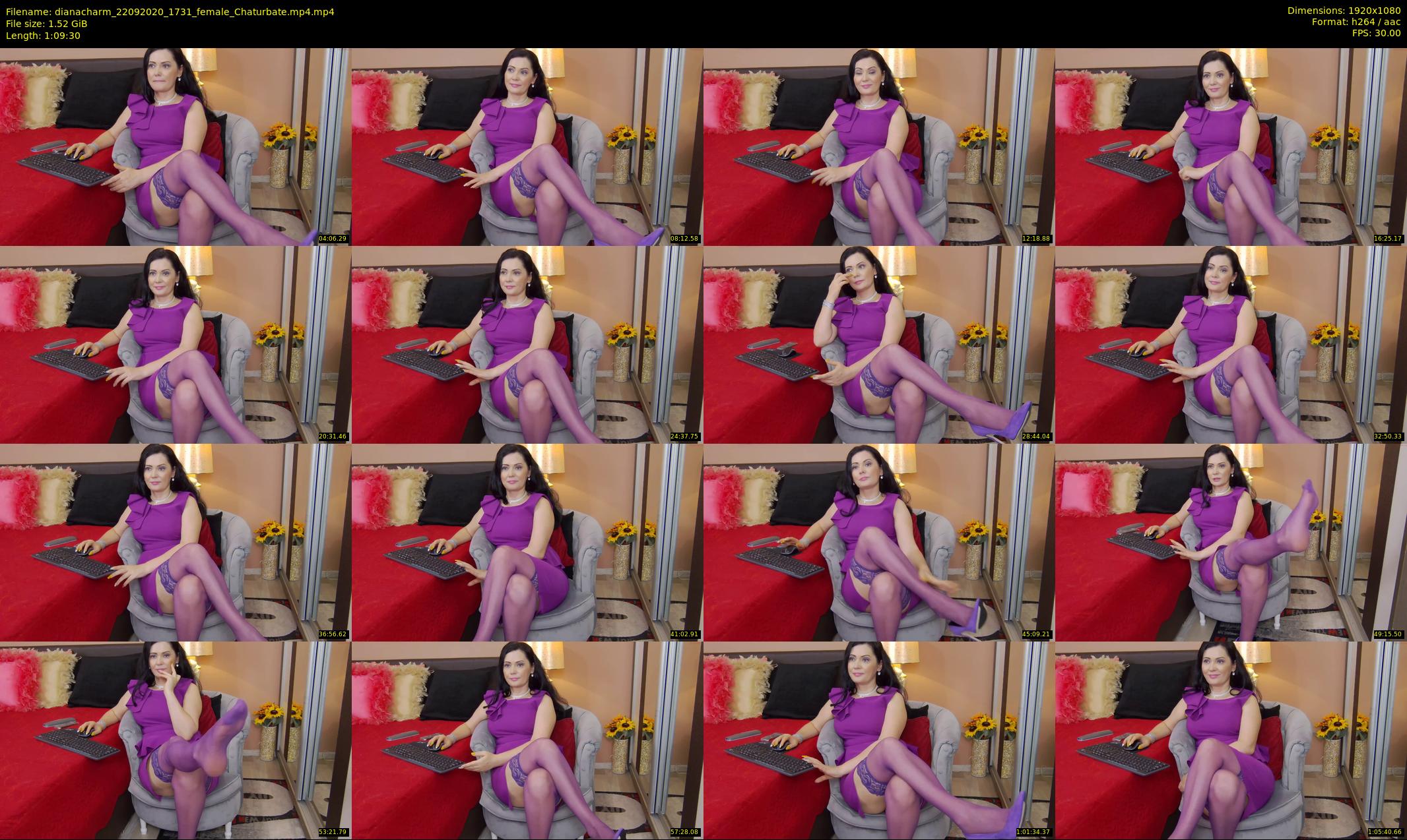 dianacharm — 70 minute Chaturbate female cam show recording, 1080p, Sep 22, 2020