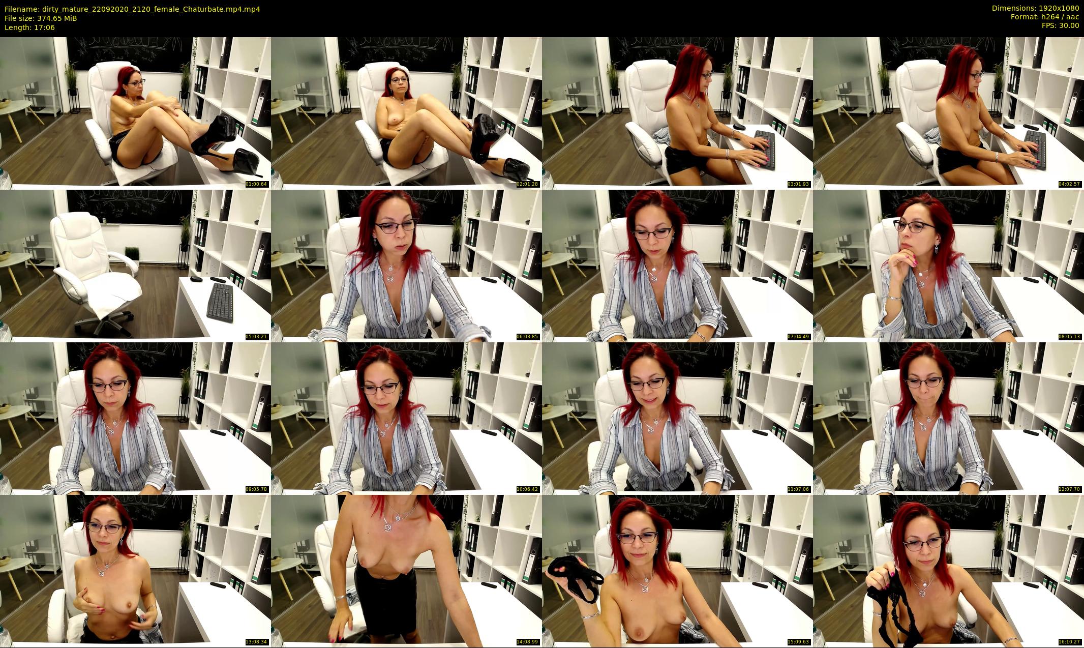 dirty_mature — 18 minute Chaturbate female cam show recording, 1080p, Sep 22, 2020