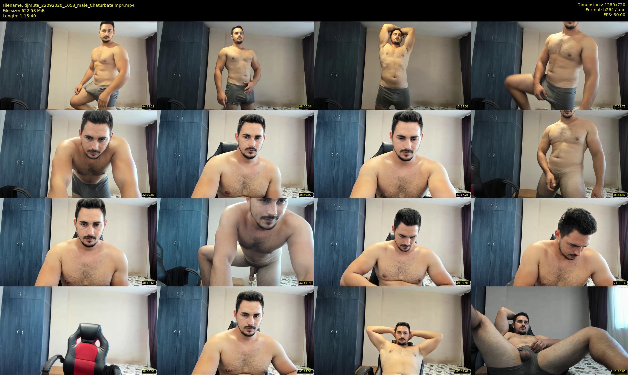 djmute — 76 minute Chaturbate male cam show recording, 720p, Sep 22, 2020