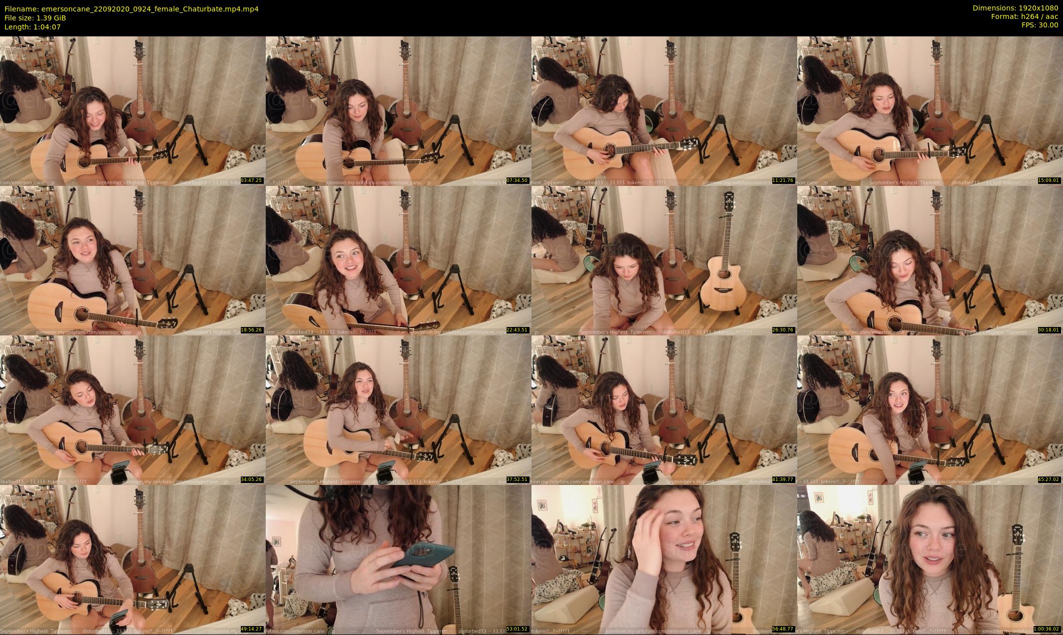 emersoncane — 65 minute Chaturbate female cam show recording, 1080p, Sep 22, 2020