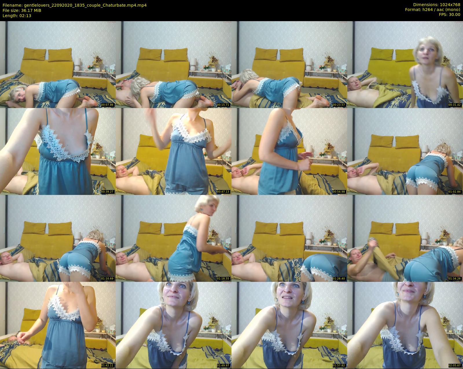 gentlelovers — 3 minute Chaturbate couple cam show recording, 720p, Sep 22, 2020