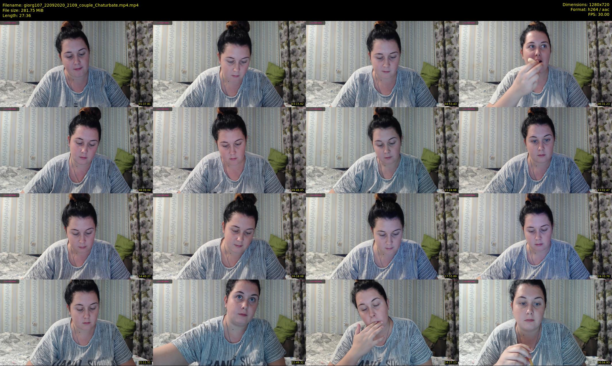 giorg107 — 28 minute Chaturbate couple cam show recording, 720p, Sep 22, 2020