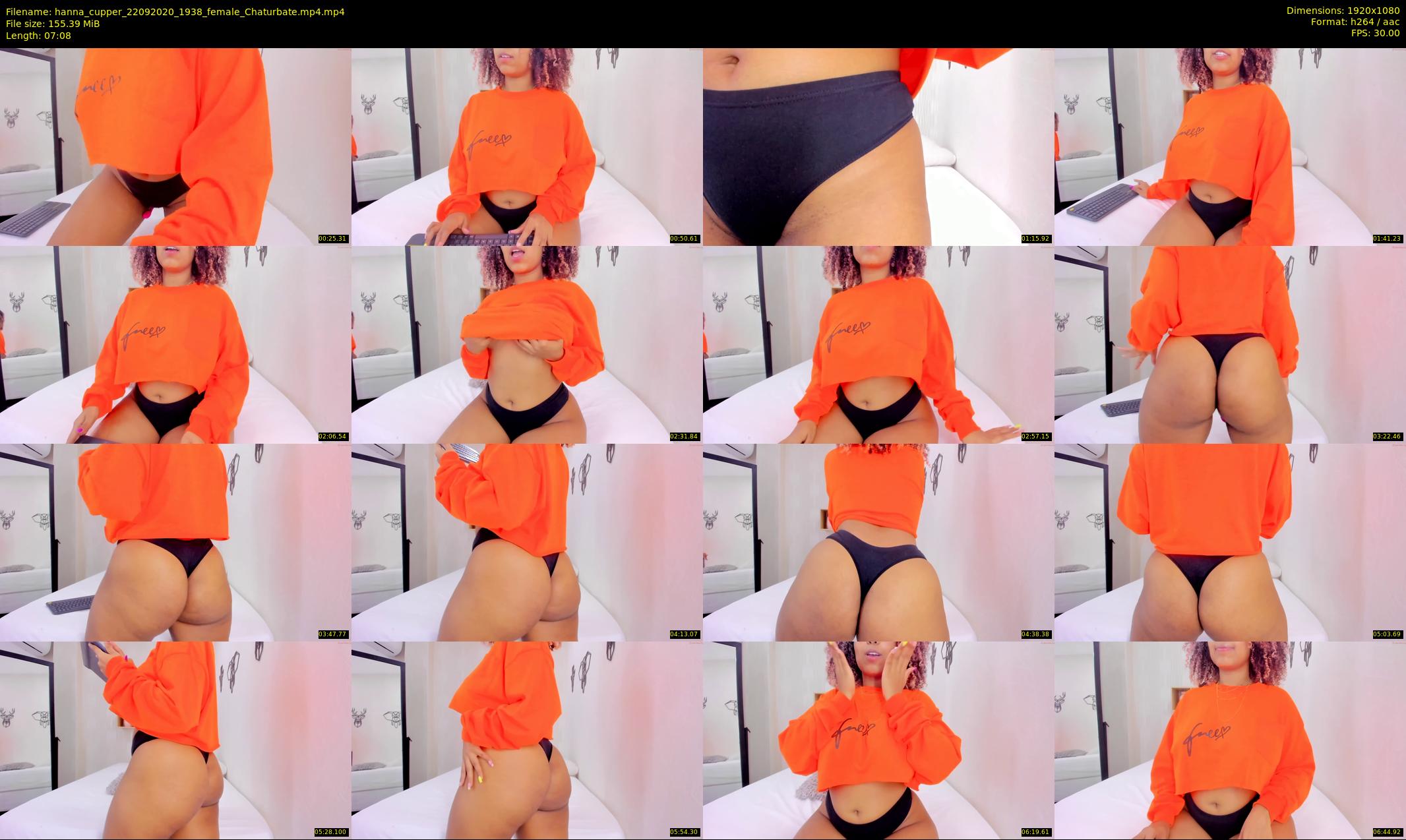 hanna_cupper — 8 minute Chaturbate female cam show recording, 1080p, Sep 22, 2020