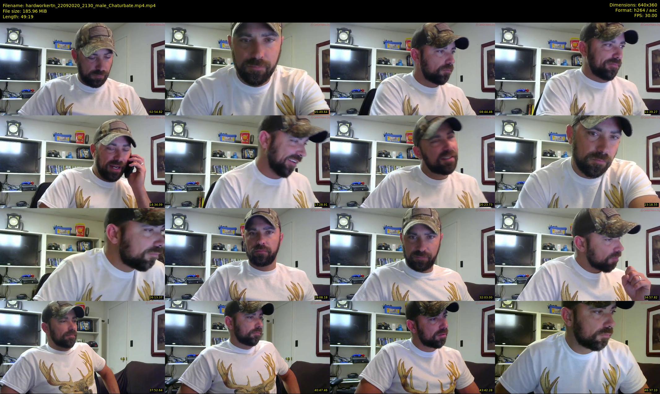 hardworkertn — 50 minute Chaturbate male cam show recording, 360p, Sep 22, 2020