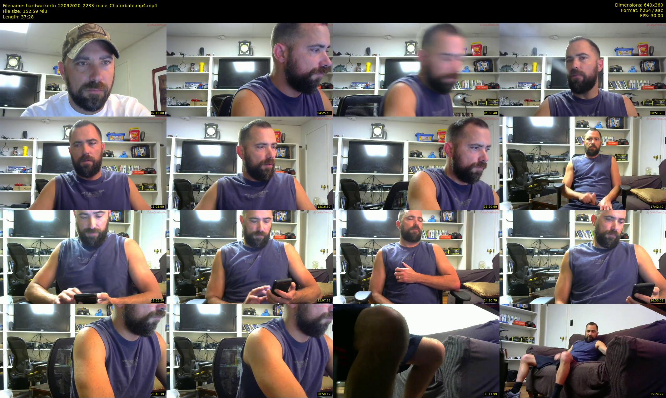 hardworkertn — 38 minute Chaturbate male cam show recording, 360p, Sep 22, 2020