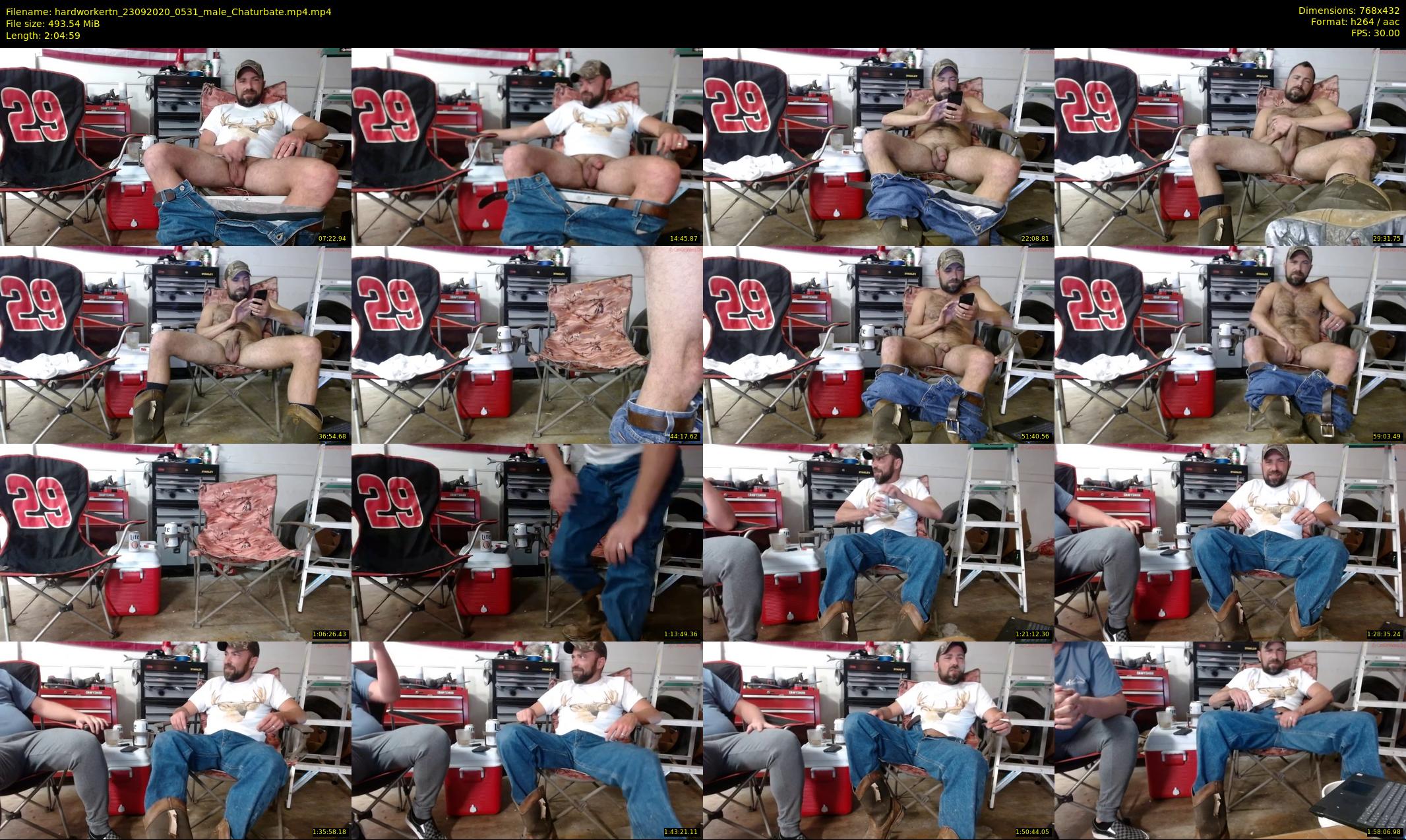 hardworkertn — 125 minute Chaturbate male cam show recording, 360p, Sep 23, 2020