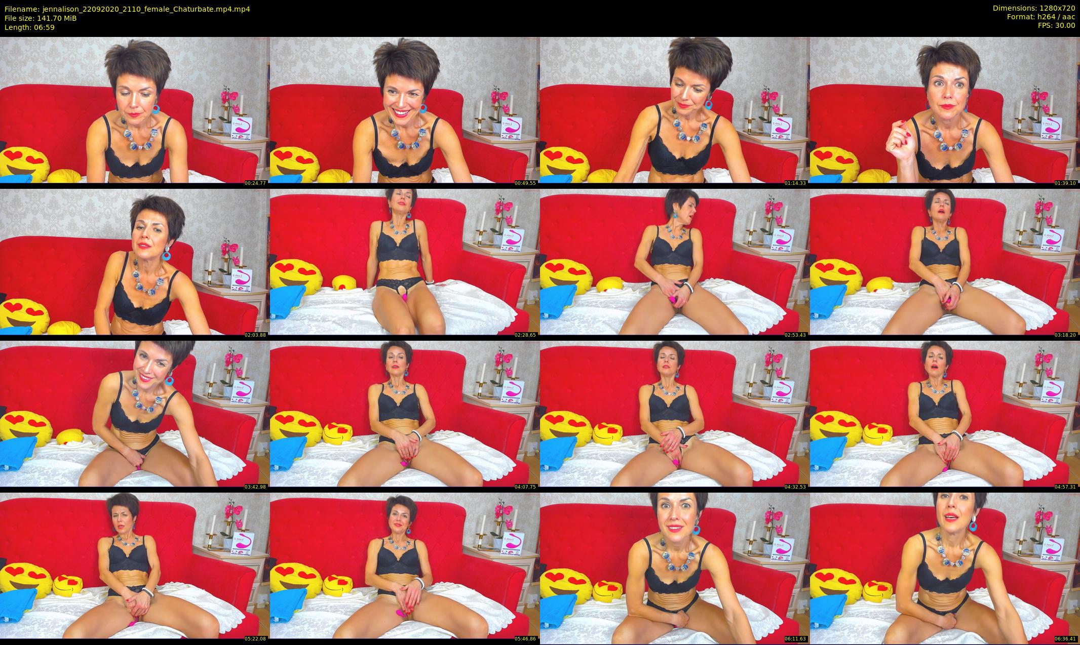 jennalison — 7 minute Chaturbate female cam show recording, 720p, Sep 22, 2020