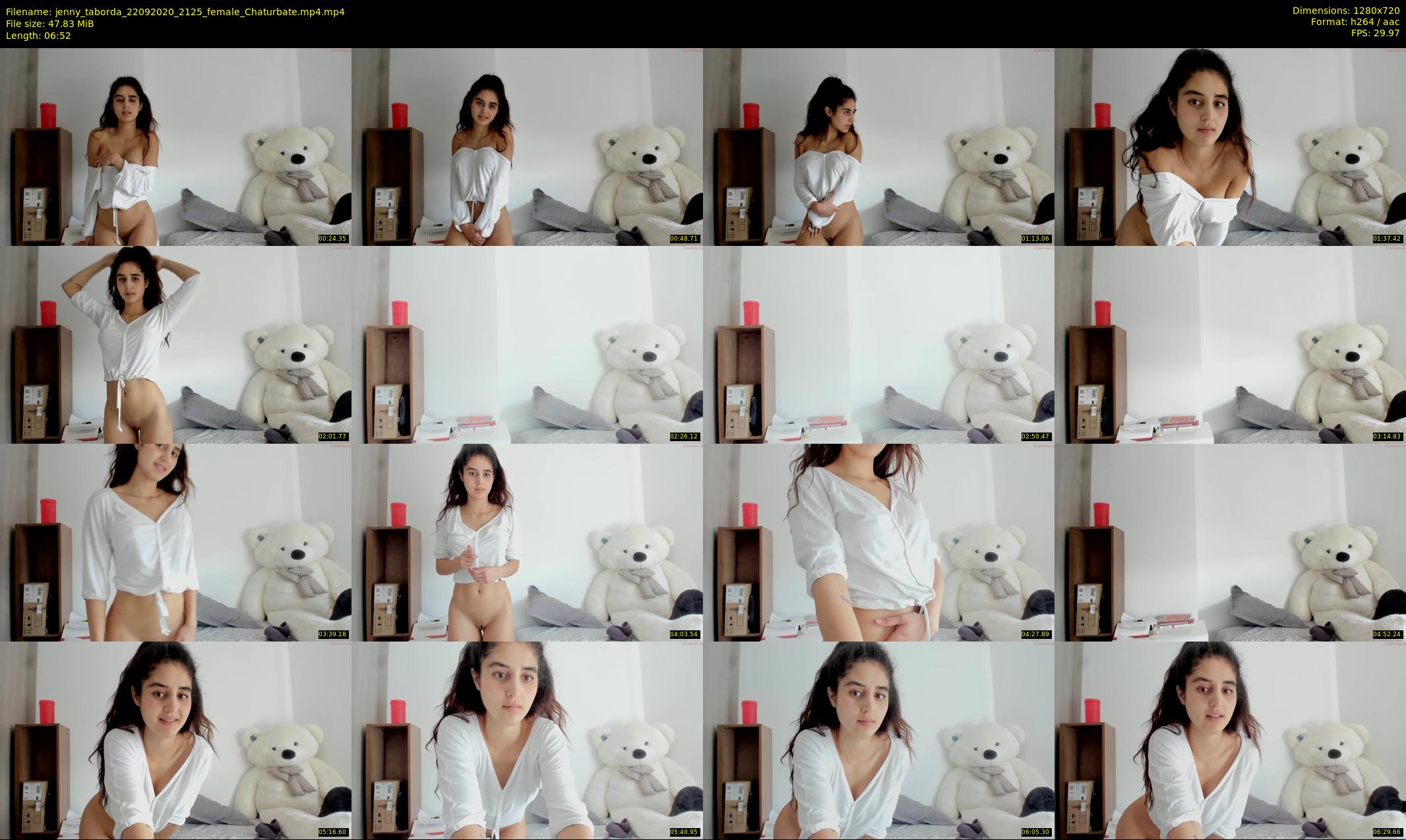 jenny_taborda — 7 minute Chaturbate female cam show recording, 720p, Sep 22, 2020