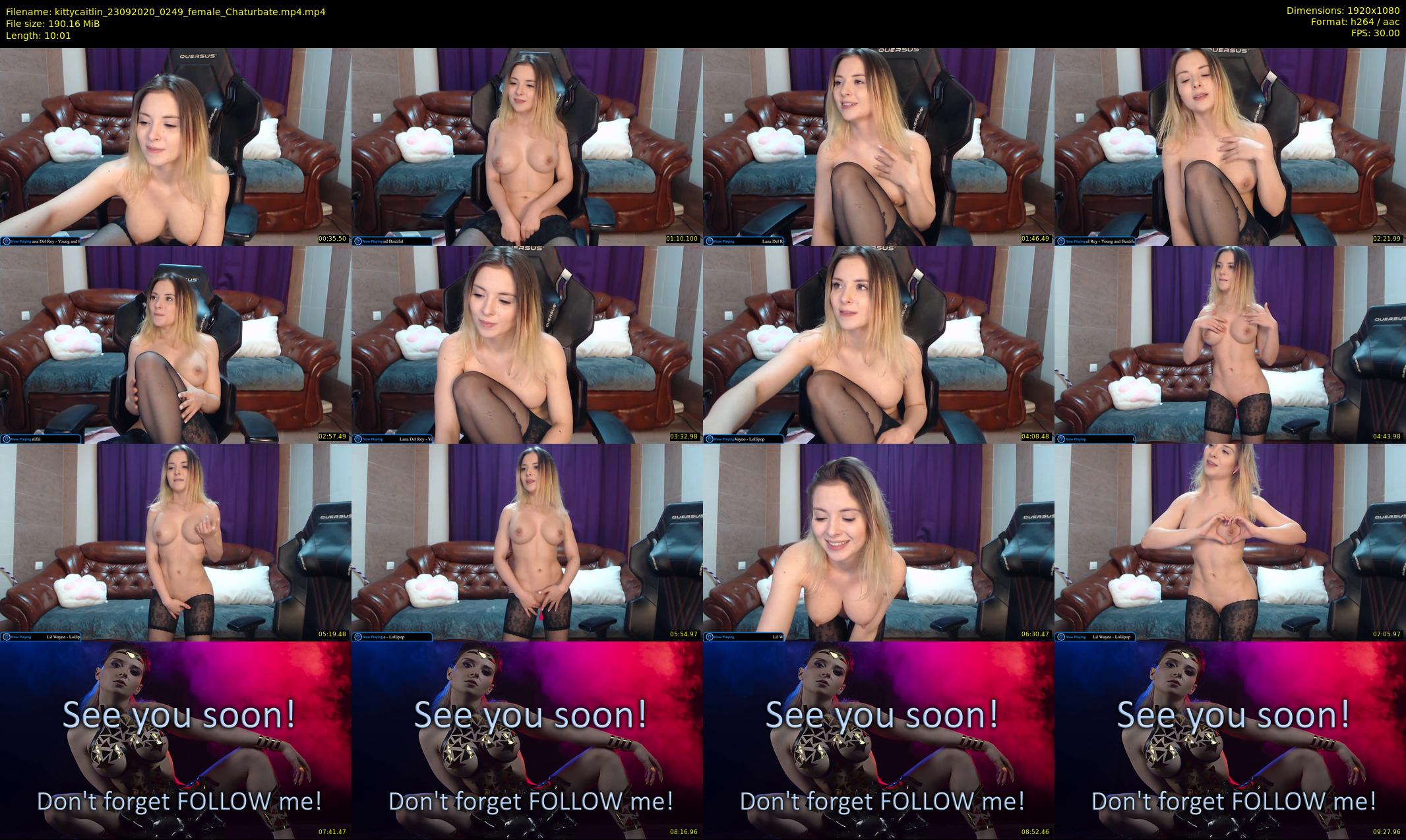 kittycaitlin — 11 minute Chaturbate female cam show recording, 1080p, Sep 23, 2020