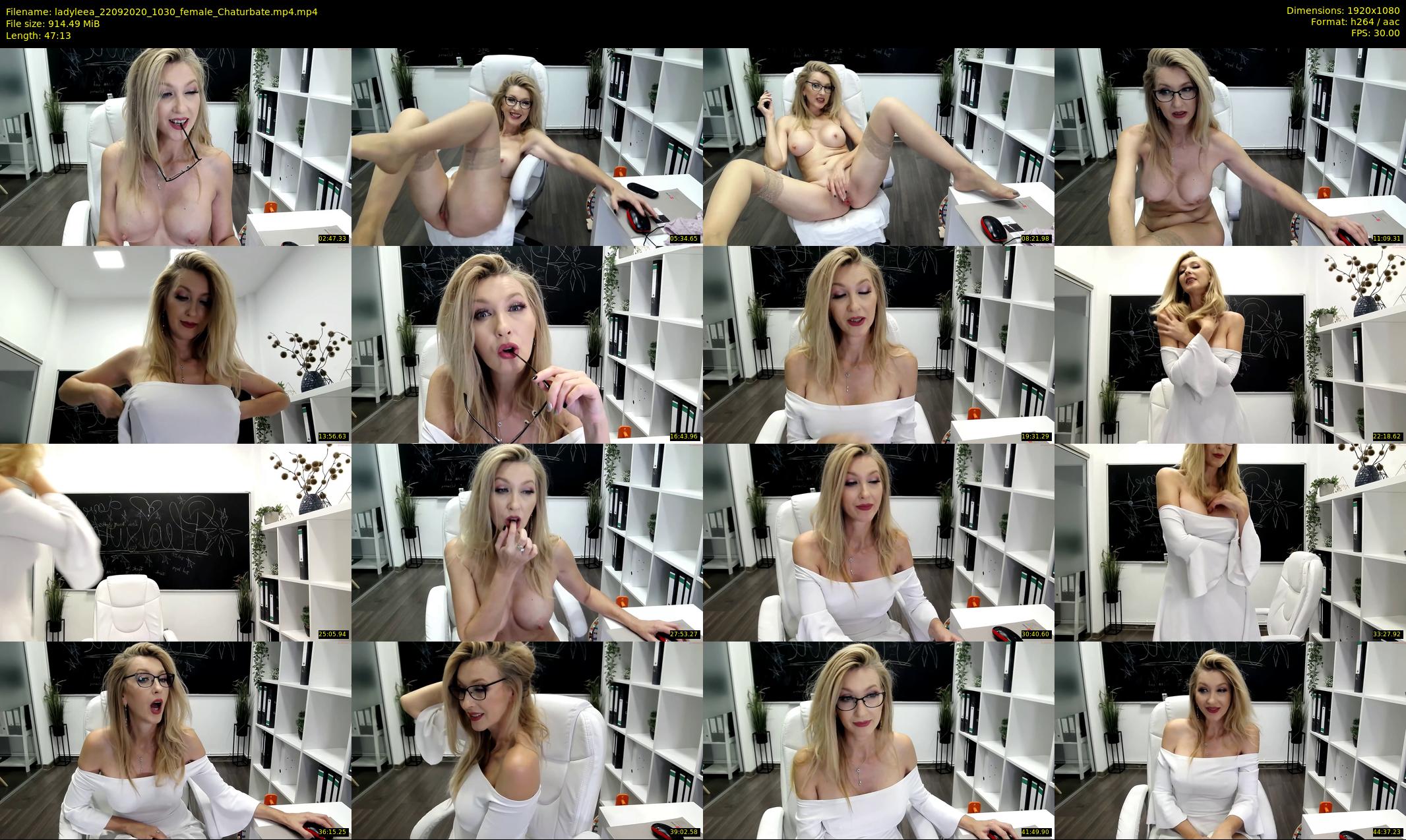 ladyleea — 48 minute Chaturbate female cam show recording, 1080p, Sep 22, 2020
