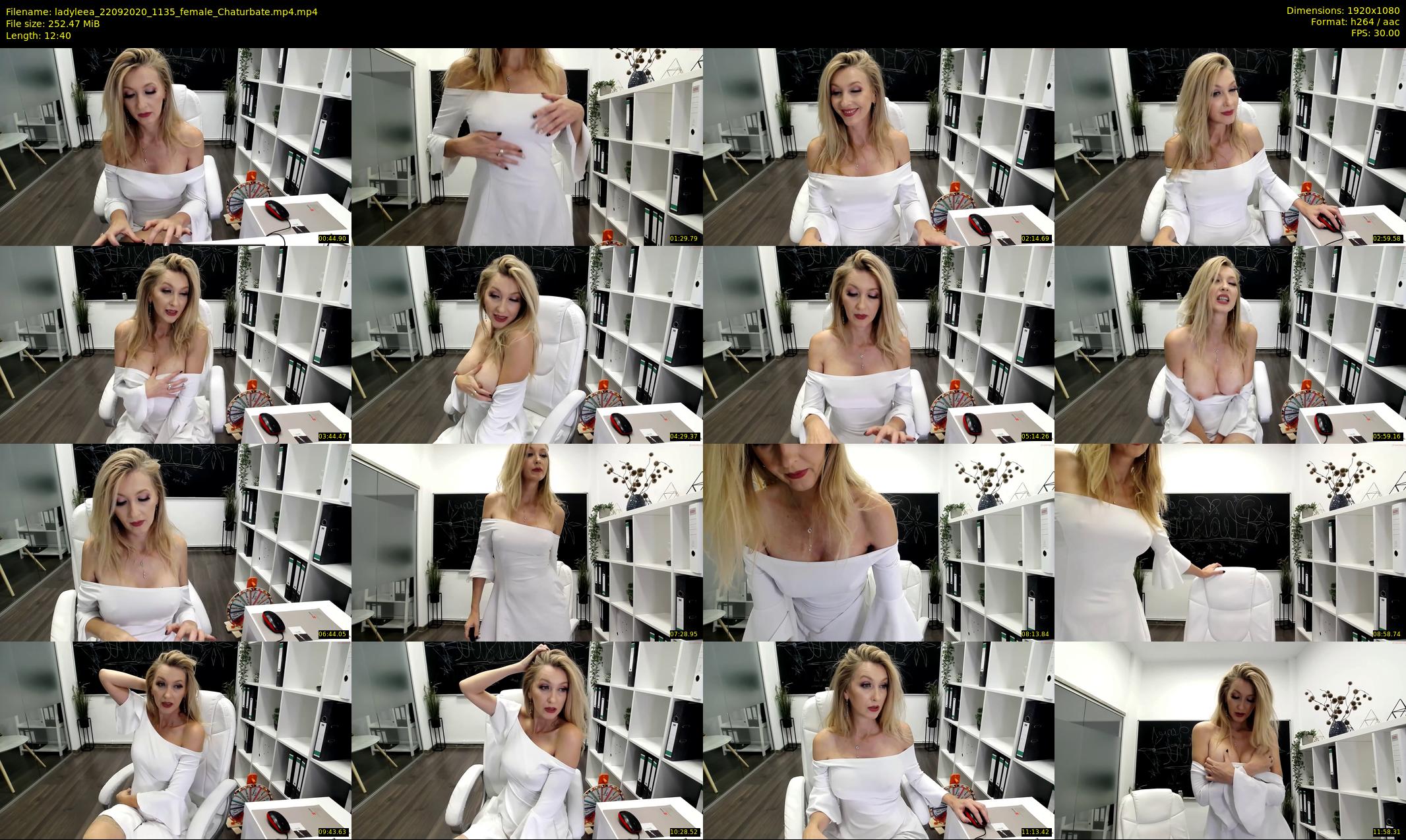 ladyleea — 13 minute Chaturbate female cam show recording, 1080p, Sep 22, 2020