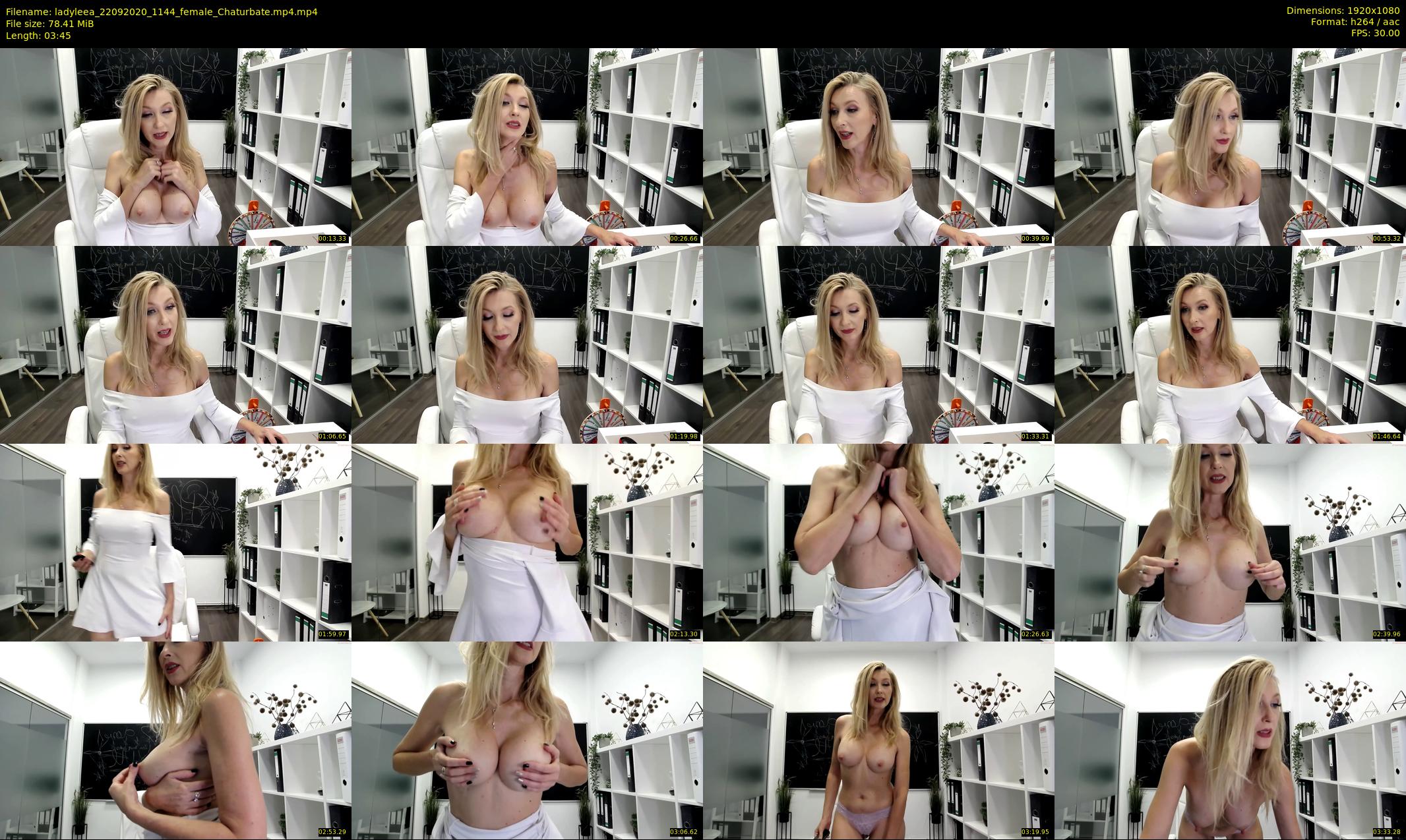 ladyleea — 4 minute Chaturbate female cam show recording, 1080p, Sep 22, 2020