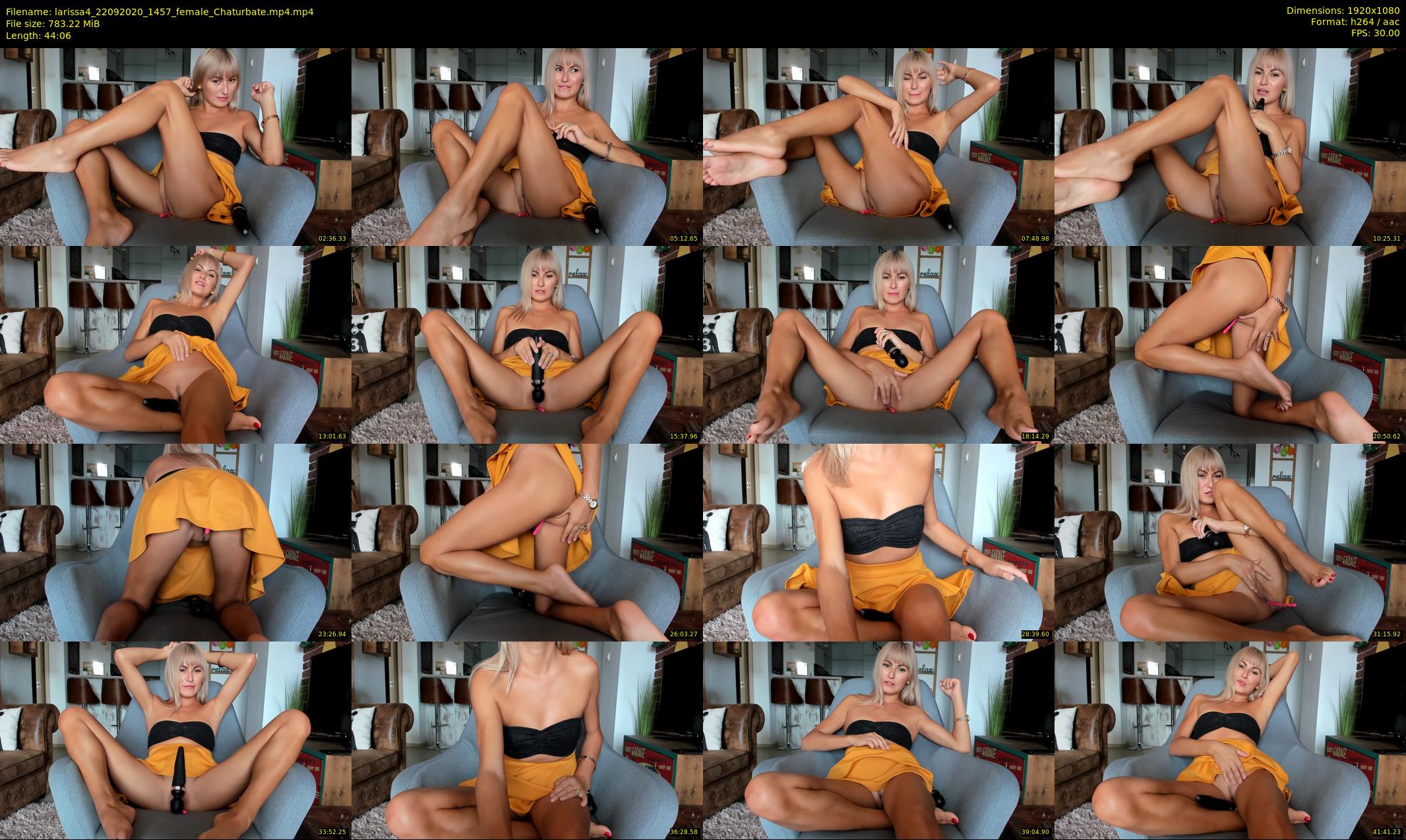 larissa4 — 45 minute Chaturbate female cam show recording, 1080p, Sep 22, 2020