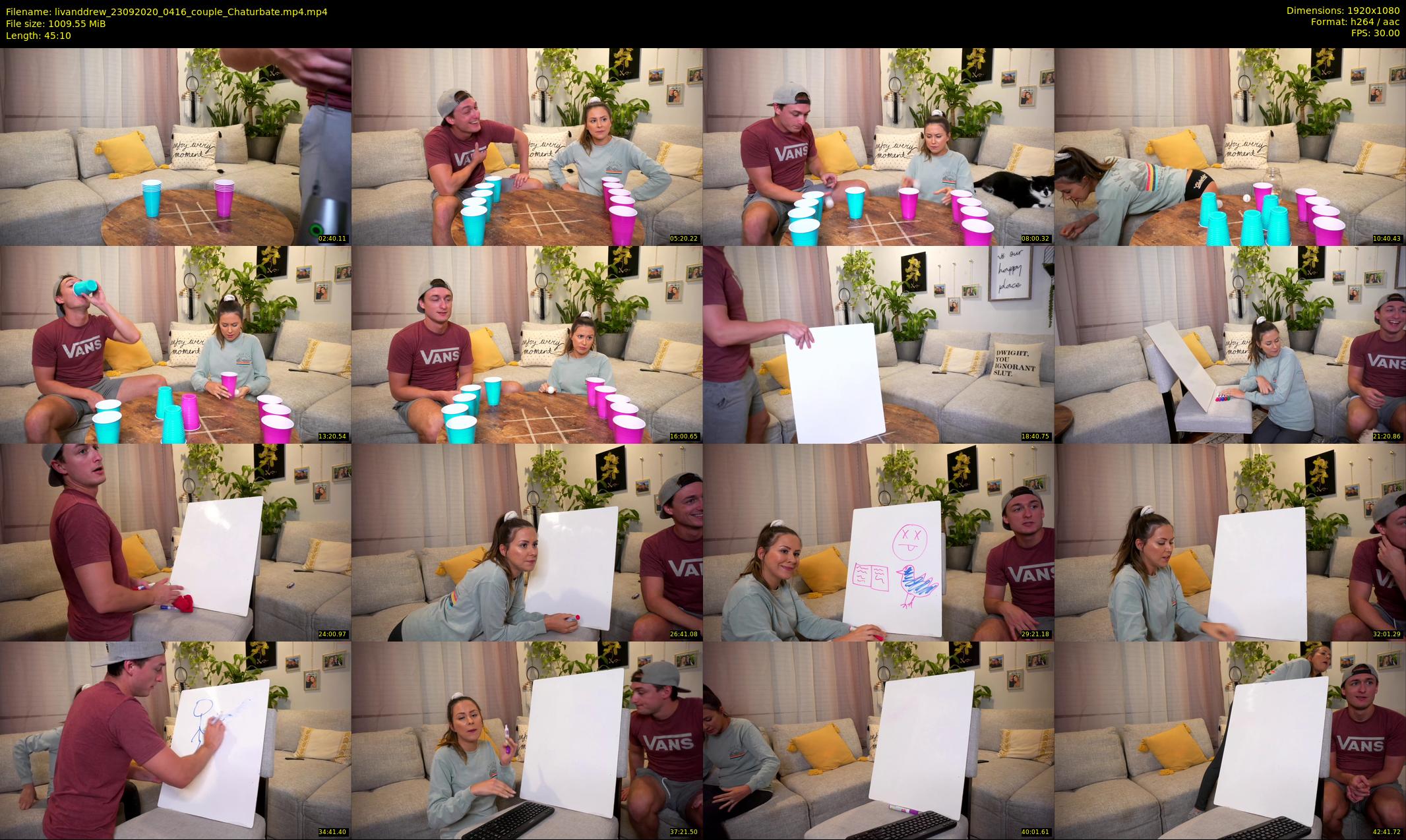 livanddrew — 46 minute Chaturbate couple cam show recording, 1080p, Sep 23, 2020