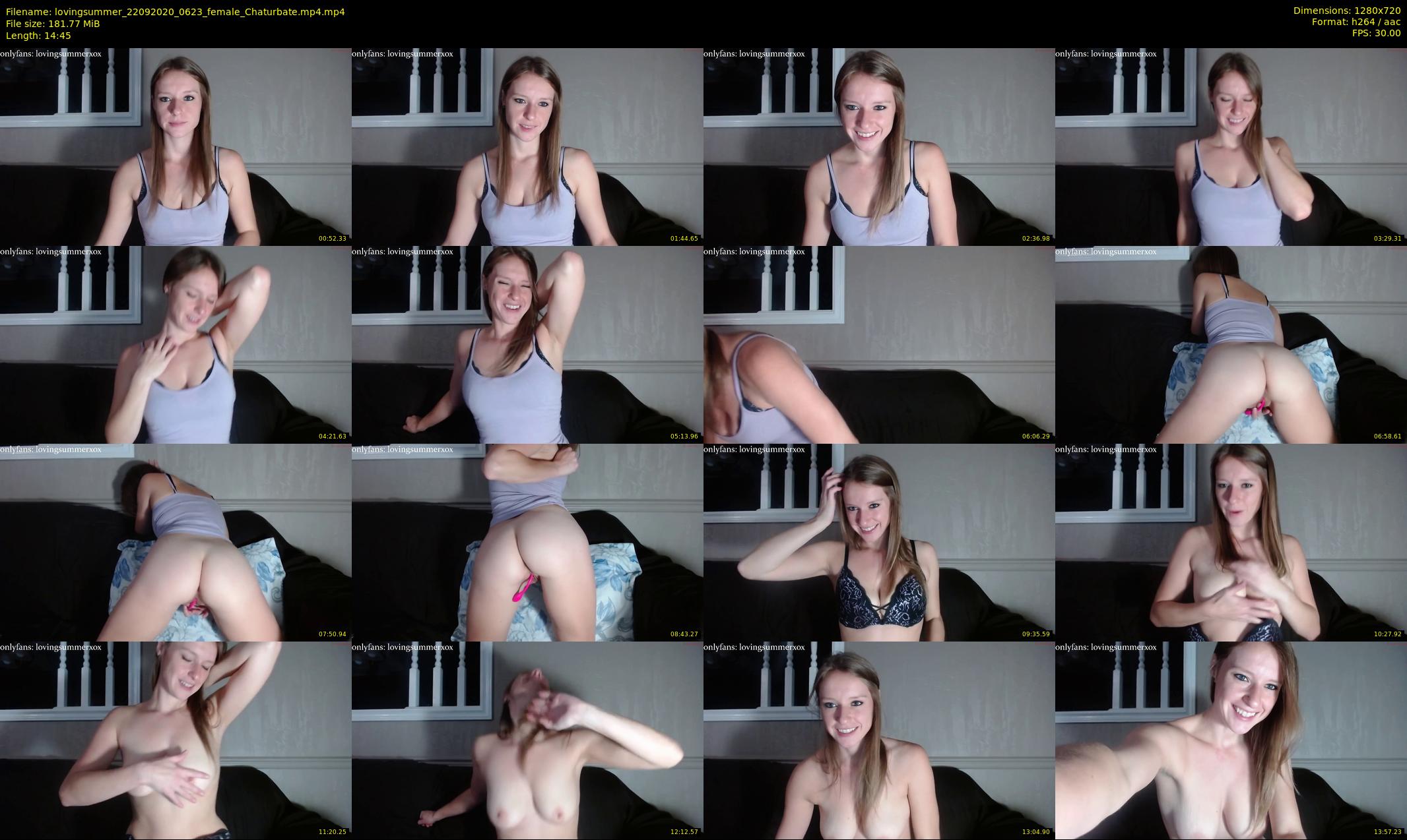 lovingsummer — 15 minute Chaturbate female cam show recording, 720p, Sep 22, 2020