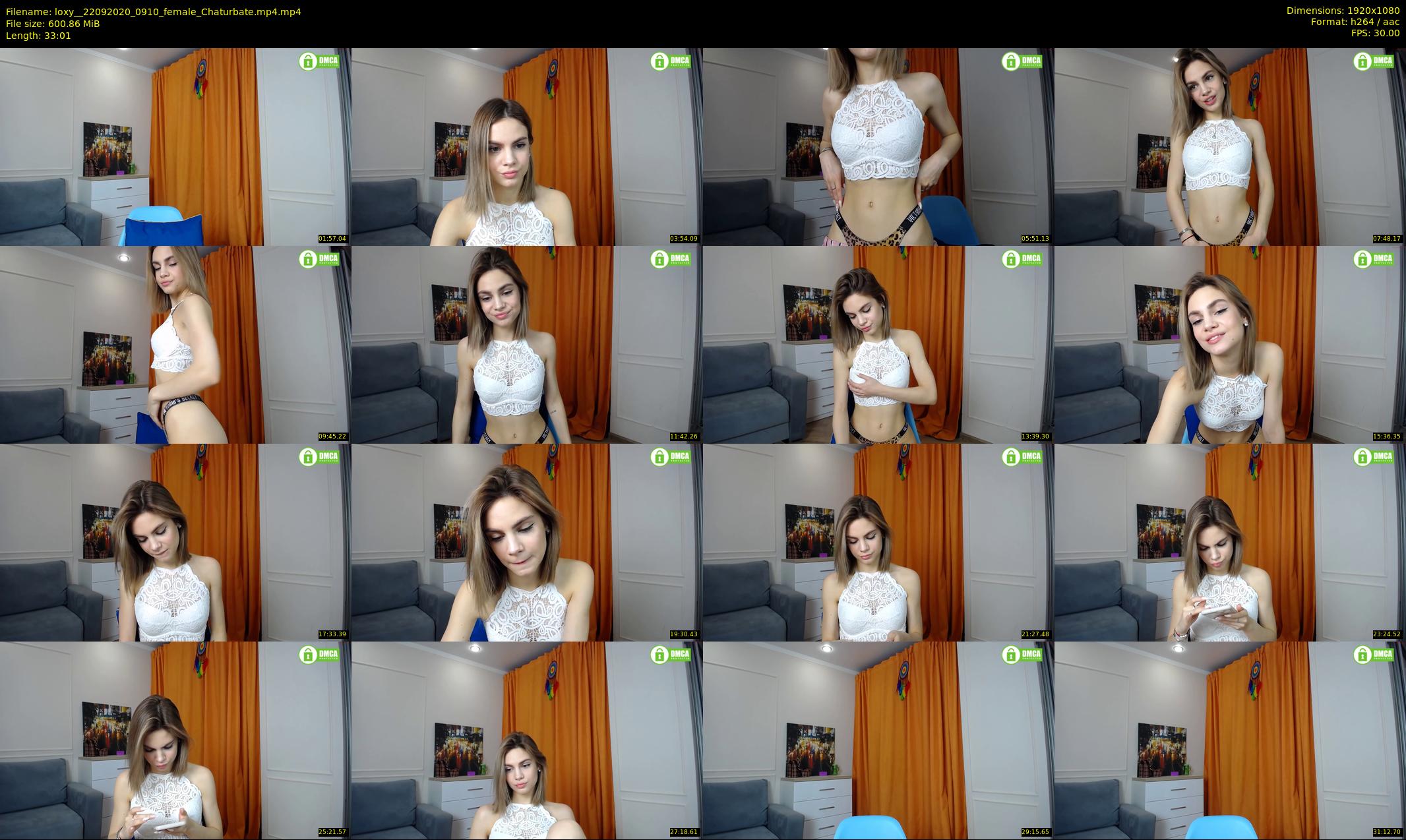 loxy_ — 34 minute Chaturbate female cam show recording, 1080p, Sep 22, 2020
