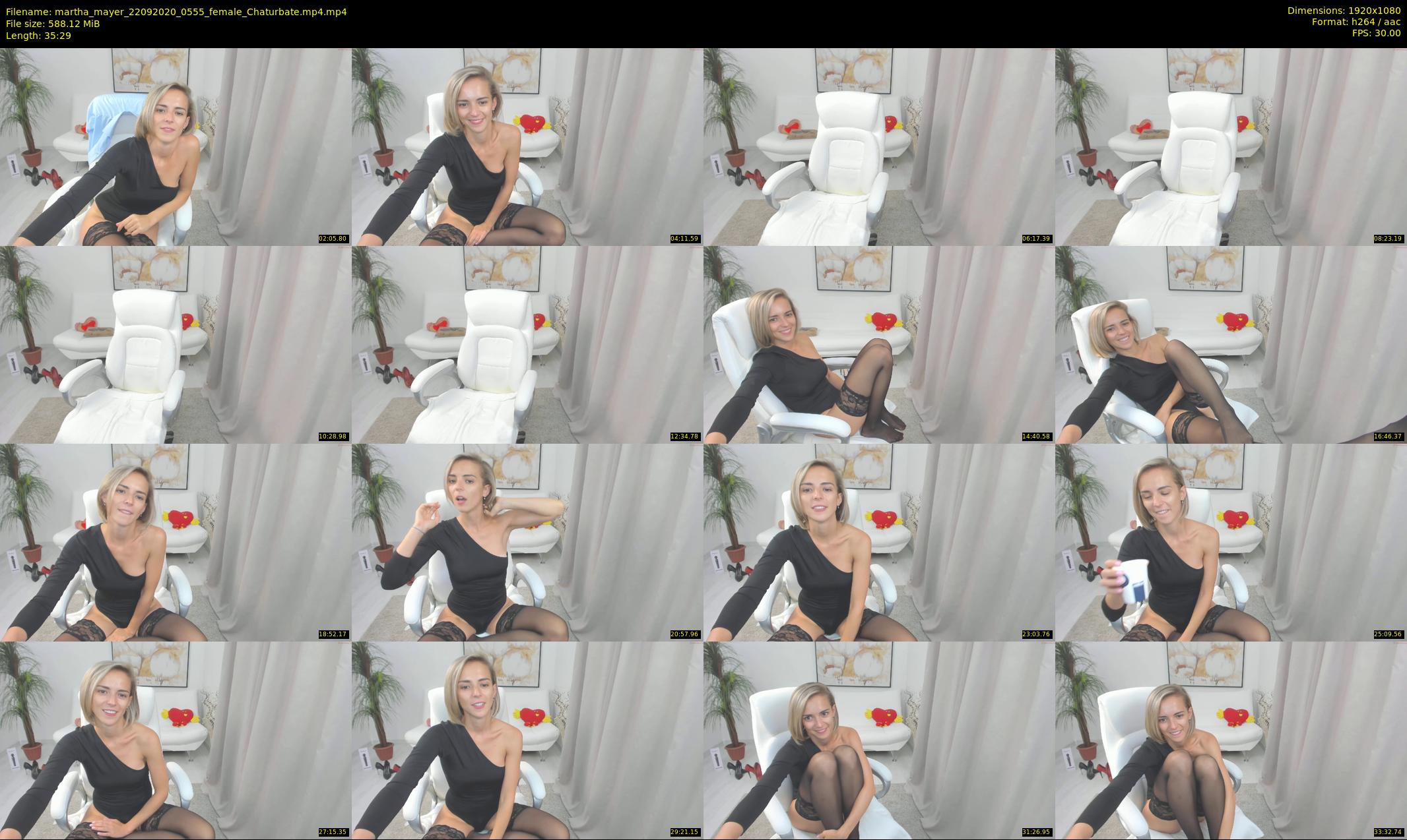 martha_mayer — 36 minute Chaturbate female cam show recording, 1080p, Sep 22, 2020