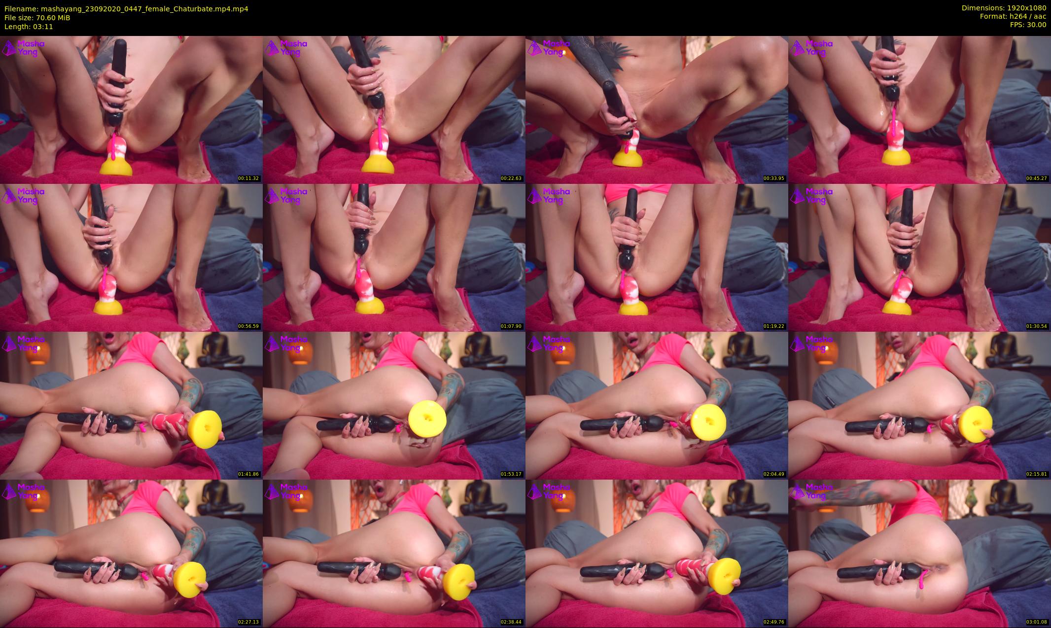 mashayang — 4 minute Chaturbate female cam show recording, 1080p, Sep 23, 2020