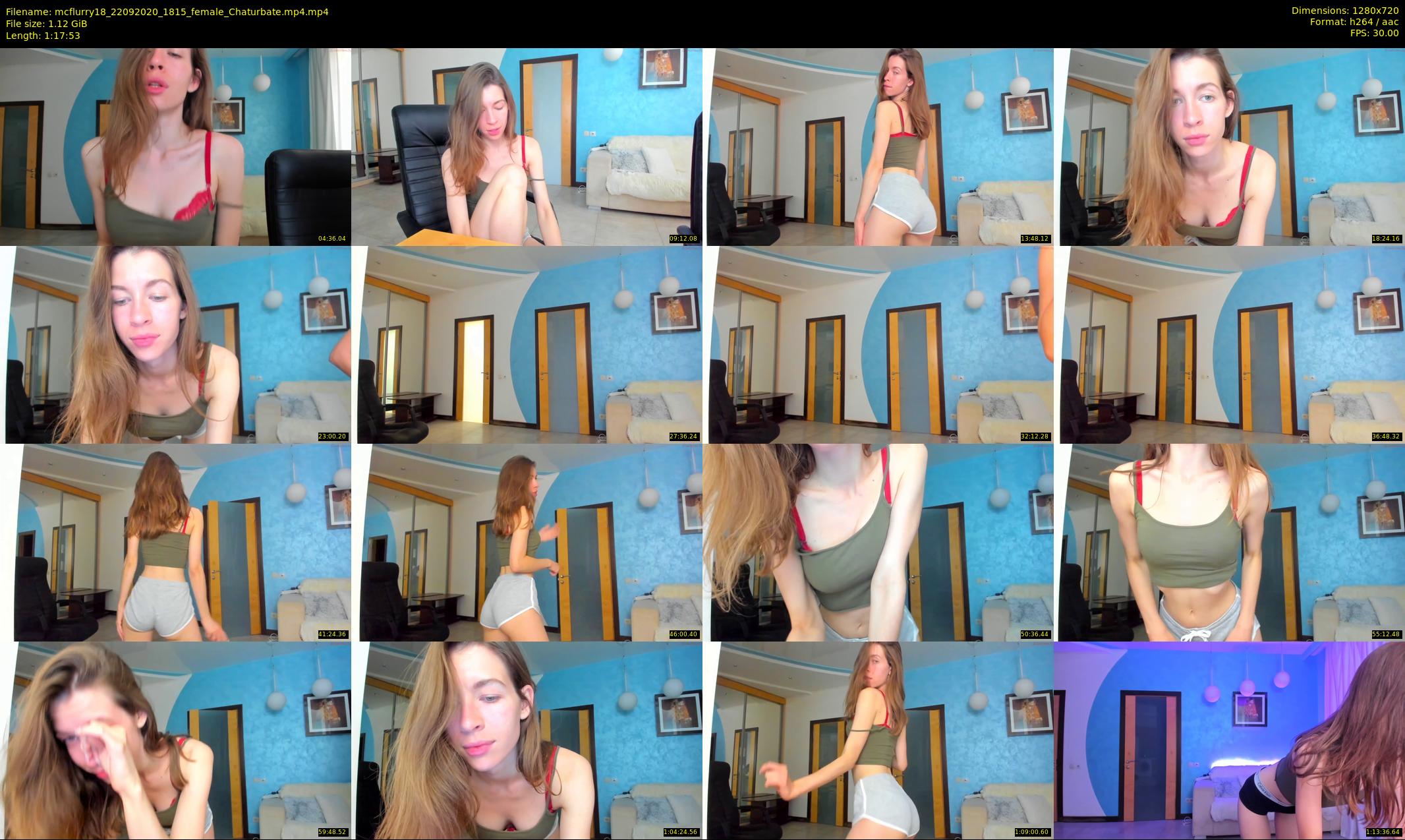 mcflurry18 — 78 minute Chaturbate female cam show recording, 720p, Sep 22, 2020