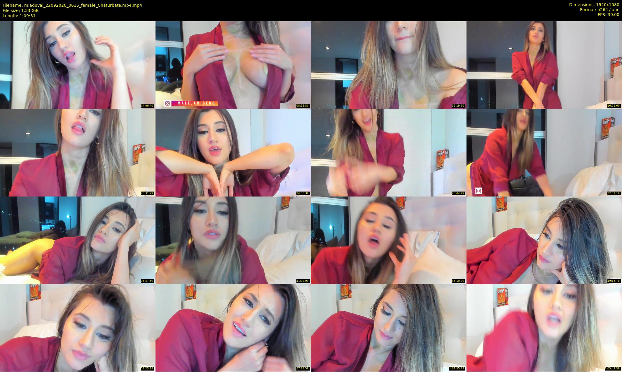 miaduval — 70 minute Chaturbate female cam show recording, 1080p, Sep 22, 2020