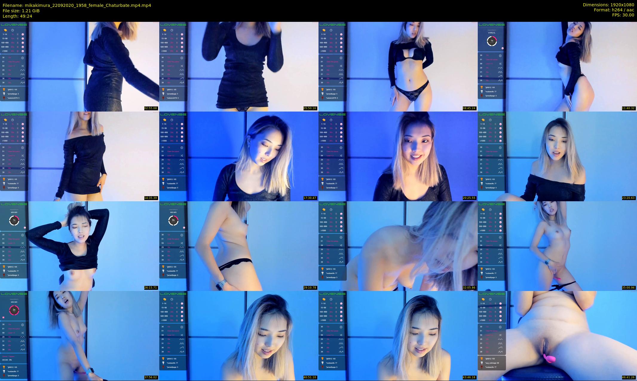 mikakimura — 50 minute Chaturbate female cam show recording, 1080p, Sep 22, 2020