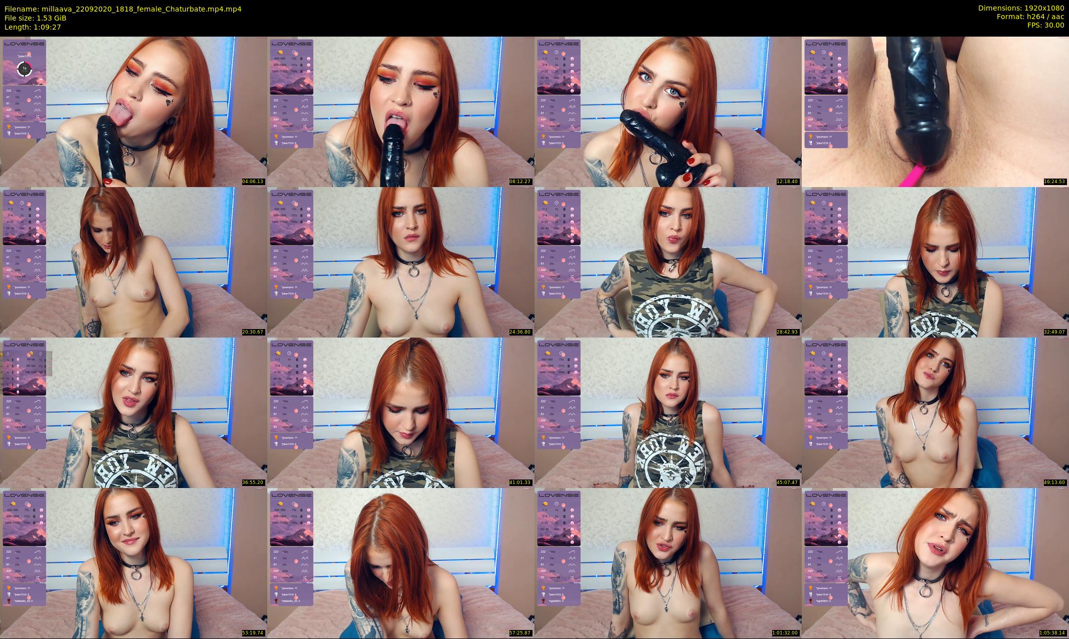 millaava — 70 minute Chaturbate female cam show recording, 1080p, Sep 22, 2020