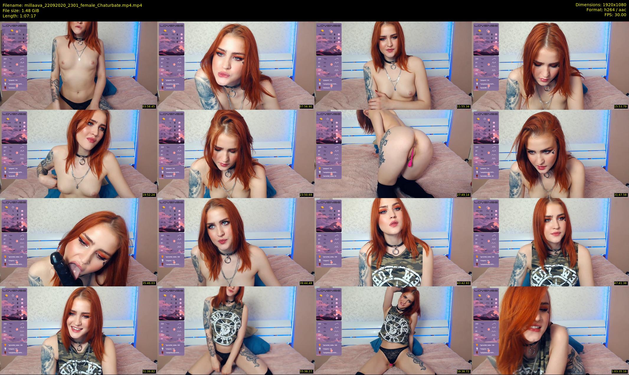 millaava — 68 minute Chaturbate female cam show recording, 1080p, Sep 22, 2020