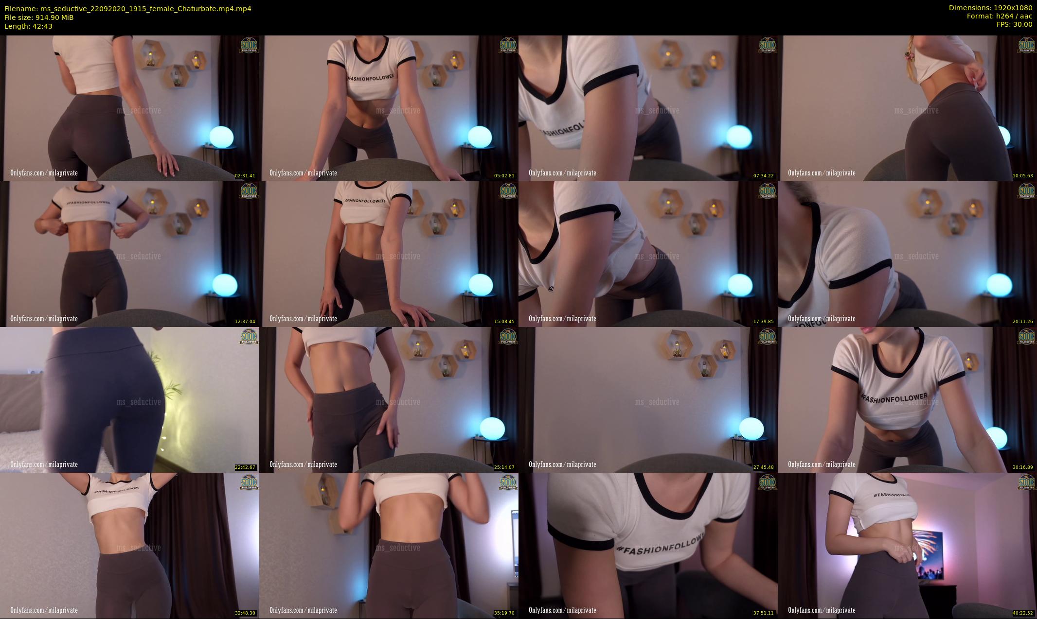 ms_seductive — 43 minute Chaturbate female cam show recording, 1080p, Sep 22, 2020