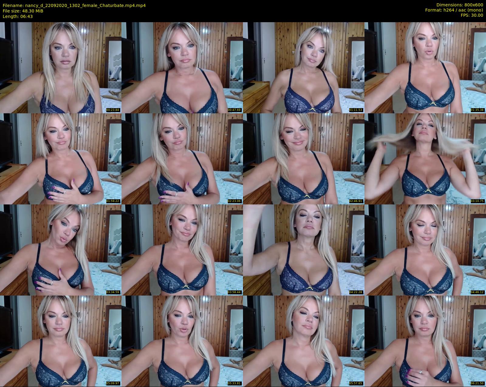 nancy_d — 7 minute Chaturbate female cam show recording, 480p, Sep 22, 2020