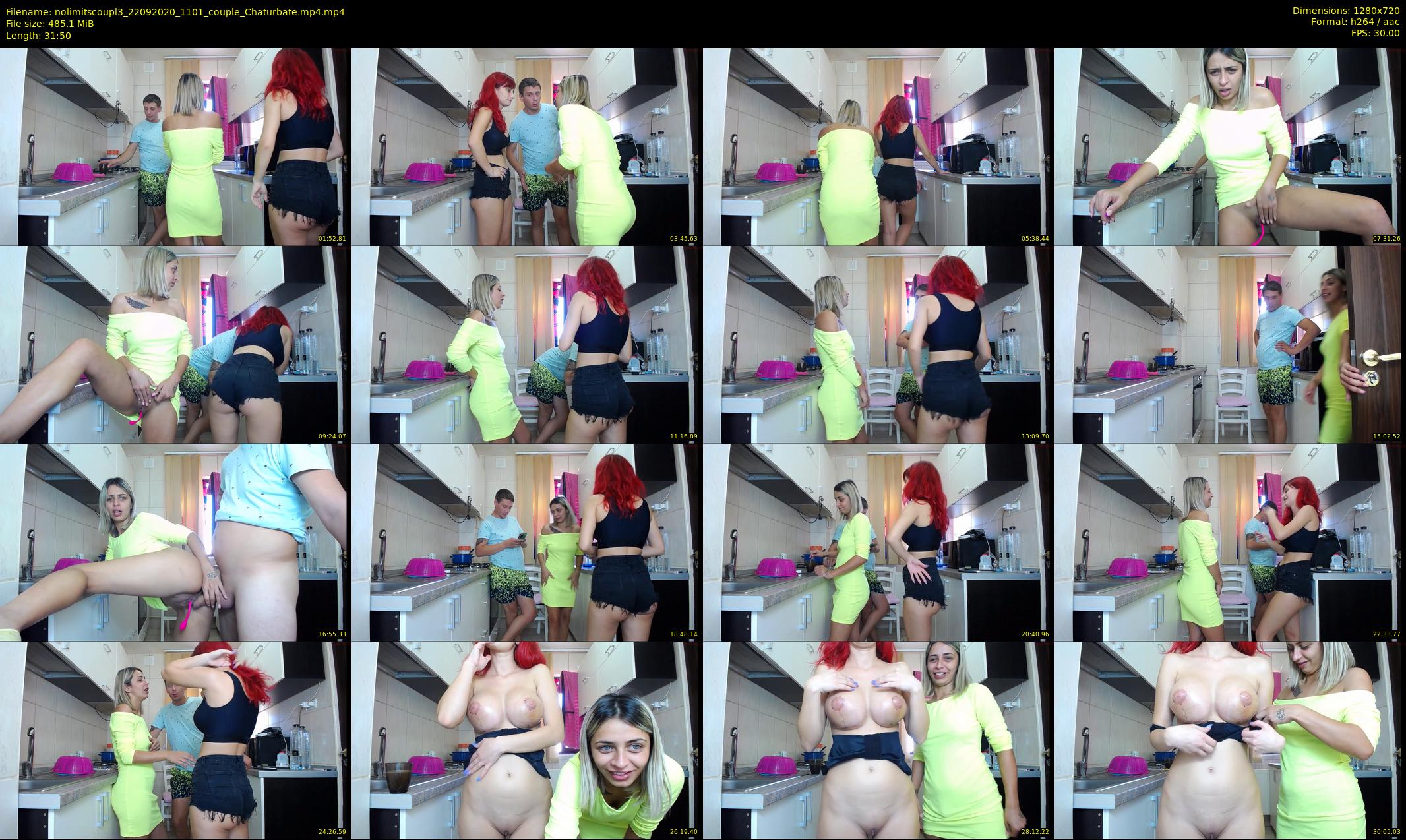 nolimitscoupl3 — 32 minute Chaturbate couple cam show recording, 720p, Sep 22, 2020