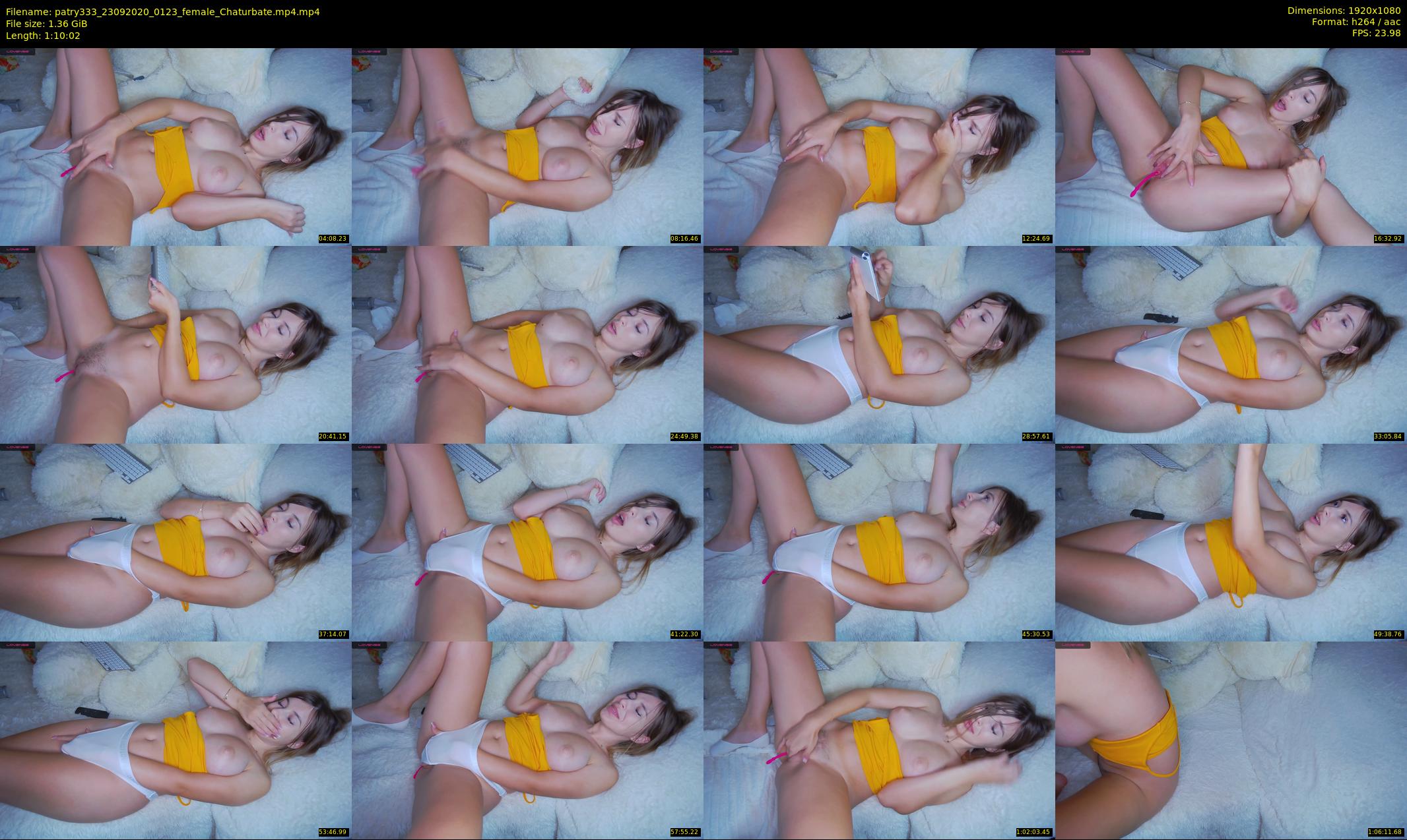 patry333 — 71 minute Chaturbate female cam show recording, 1080p, Sep 23, 2020