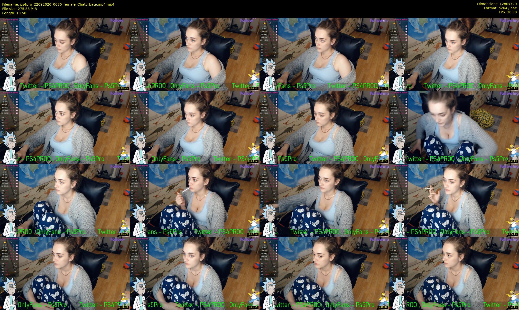ps4pro — 19 minute Chaturbate female cam show recording, 720p, Sep 22, 2020
