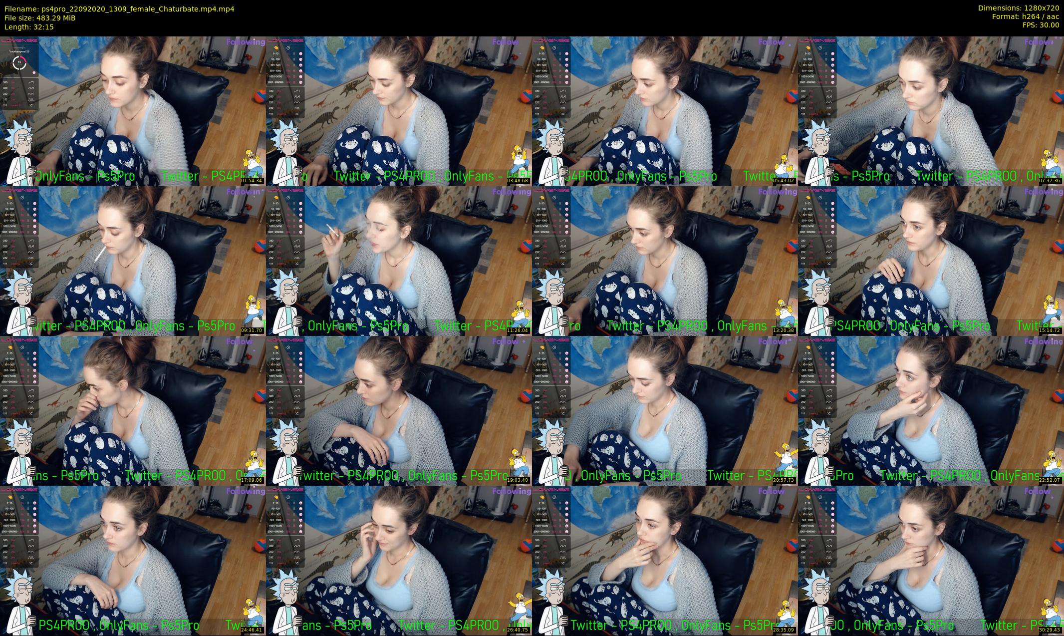 ps4pro — 33 minute Chaturbate female cam show recording, 720p, Sep 22, 2020