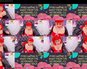 pyrowayne — 54 minute Chaturbate female cam show recording, 720p, Sep 23, 2020