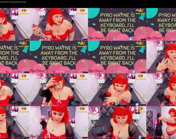 pyrowayne — 54 minute Chaturbate female cam show recording, 720p, Sep 23, 2020