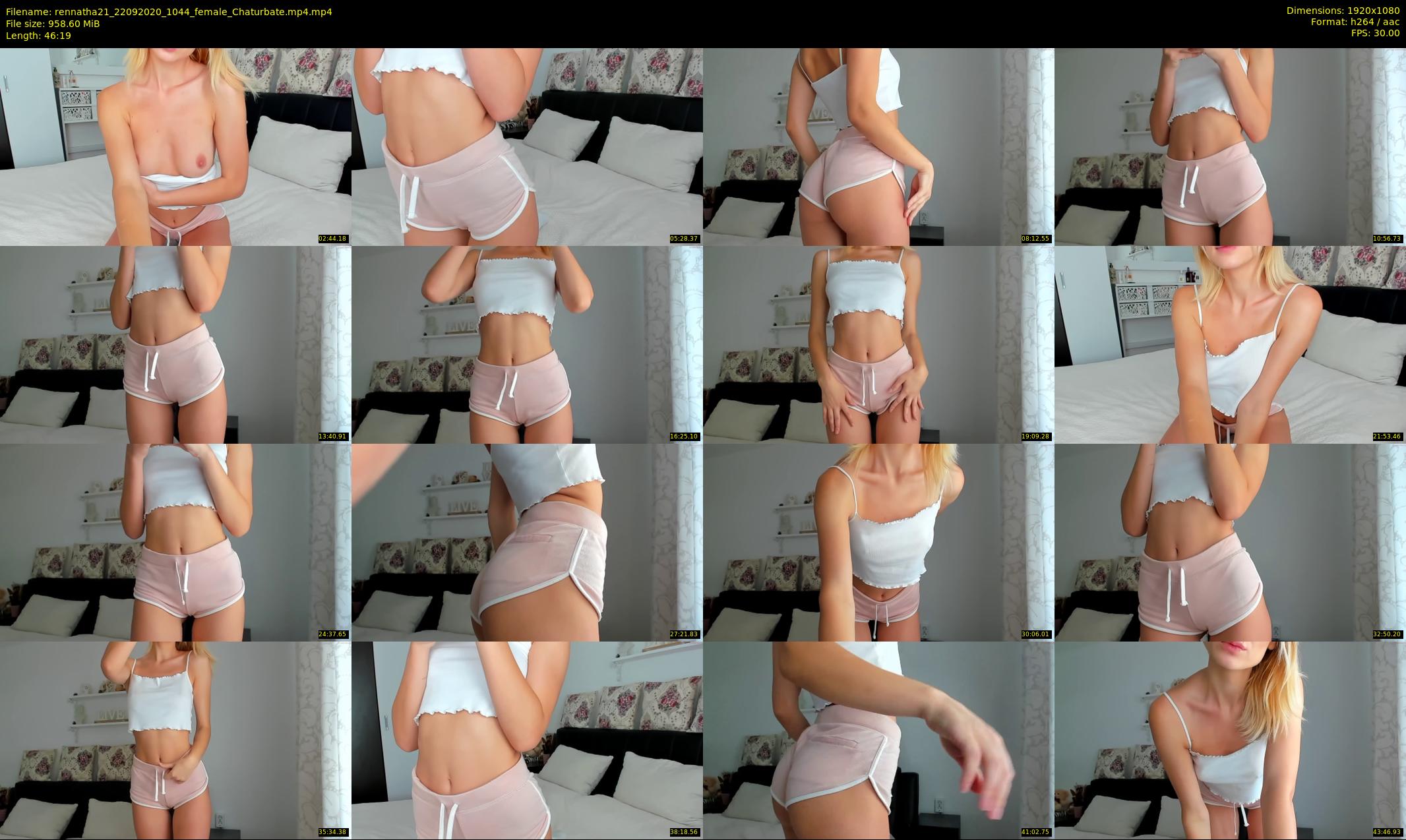 rennatha21 — 47 minute Chaturbate female cam show recording, 1080p, Sep 22, 2020