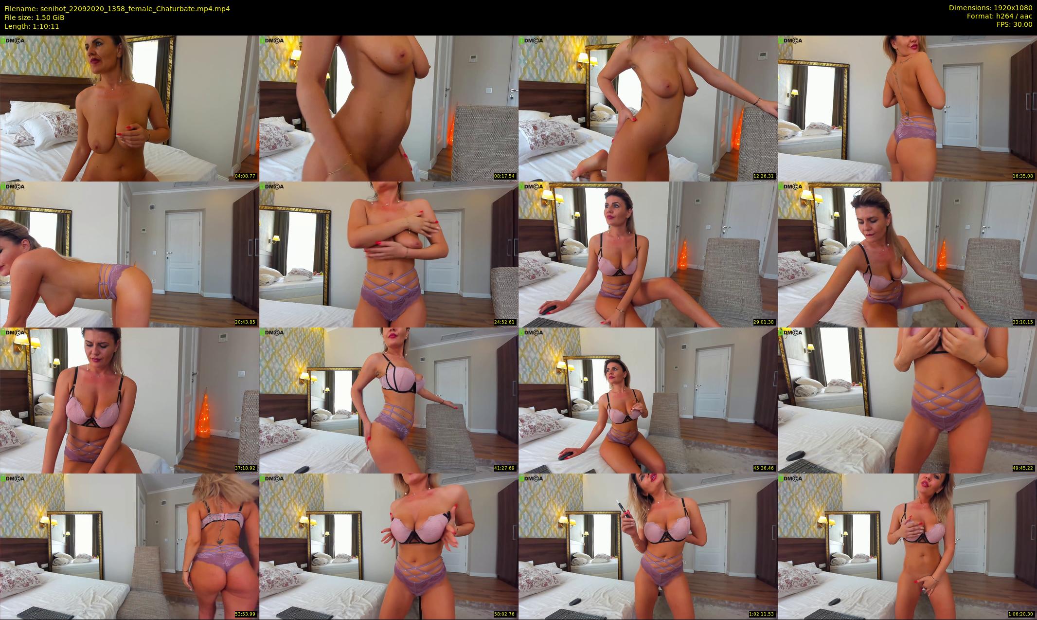 senihot — 71 minute Chaturbate female cam show recording, 1080p, Sep 22, 2020