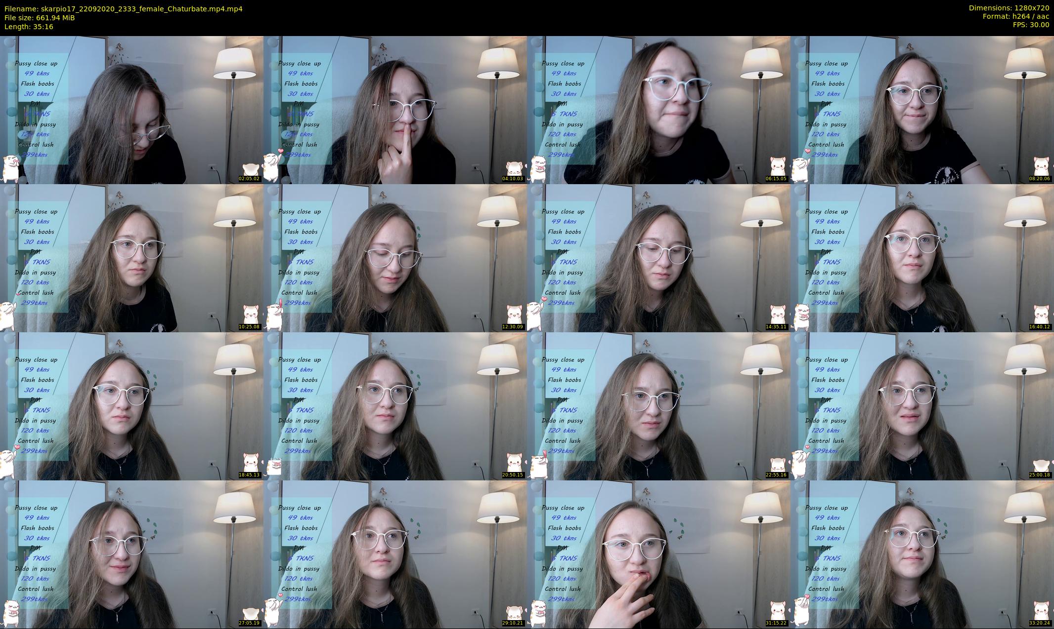 skarpio17 — 36 minute Chaturbate female cam show recording, 720p, Sep 22, 2020