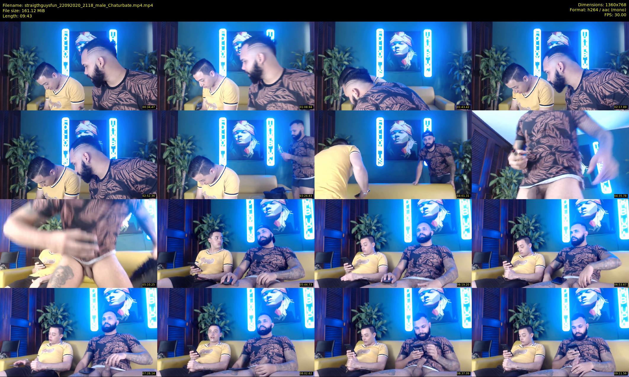 straigthguysfun — 10 minute Chaturbate male cam show recording, 720p, Sep 22, 2020
