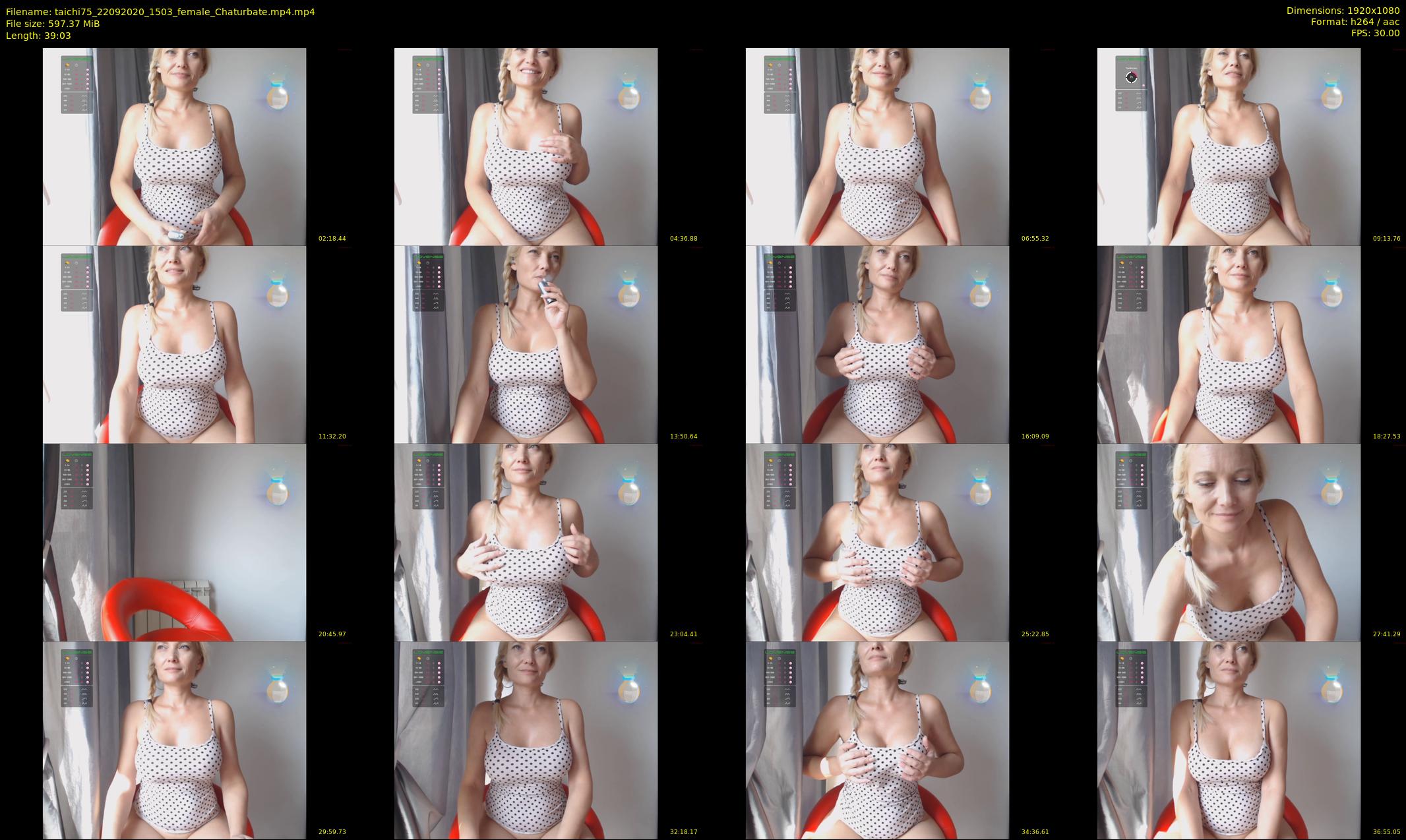 taichi75 — 40 minute Chaturbate female cam show recording, 1080p, Sep 22, 2020