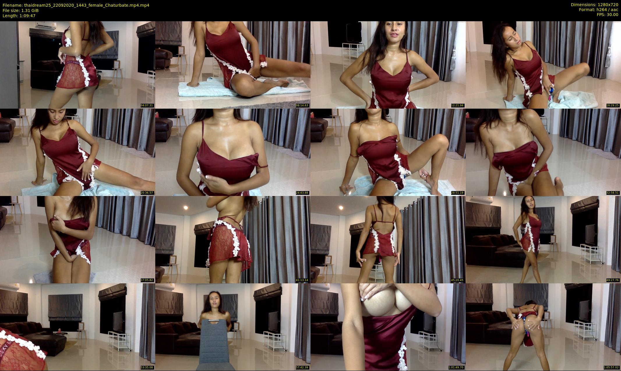 thaidream25 — 70 minute Chaturbate female cam show recording, 720p, Sep 22, 2020