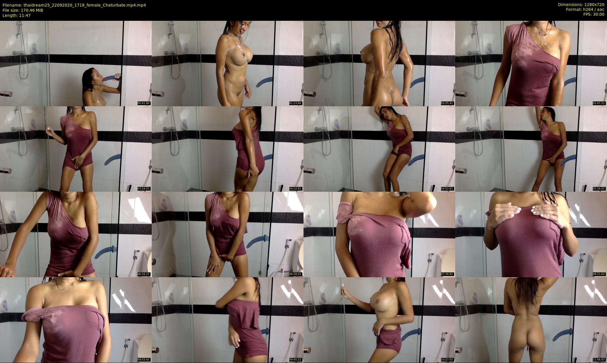 thaidream25 — 12 minute Chaturbate female cam show recording, 720p, Sep 22, 2020