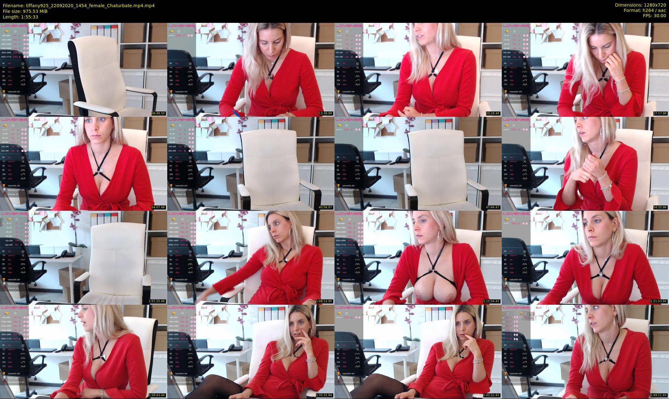 tiffany925 — 116 minute Chaturbate female cam show recording, 720p, Sep 22, 2020