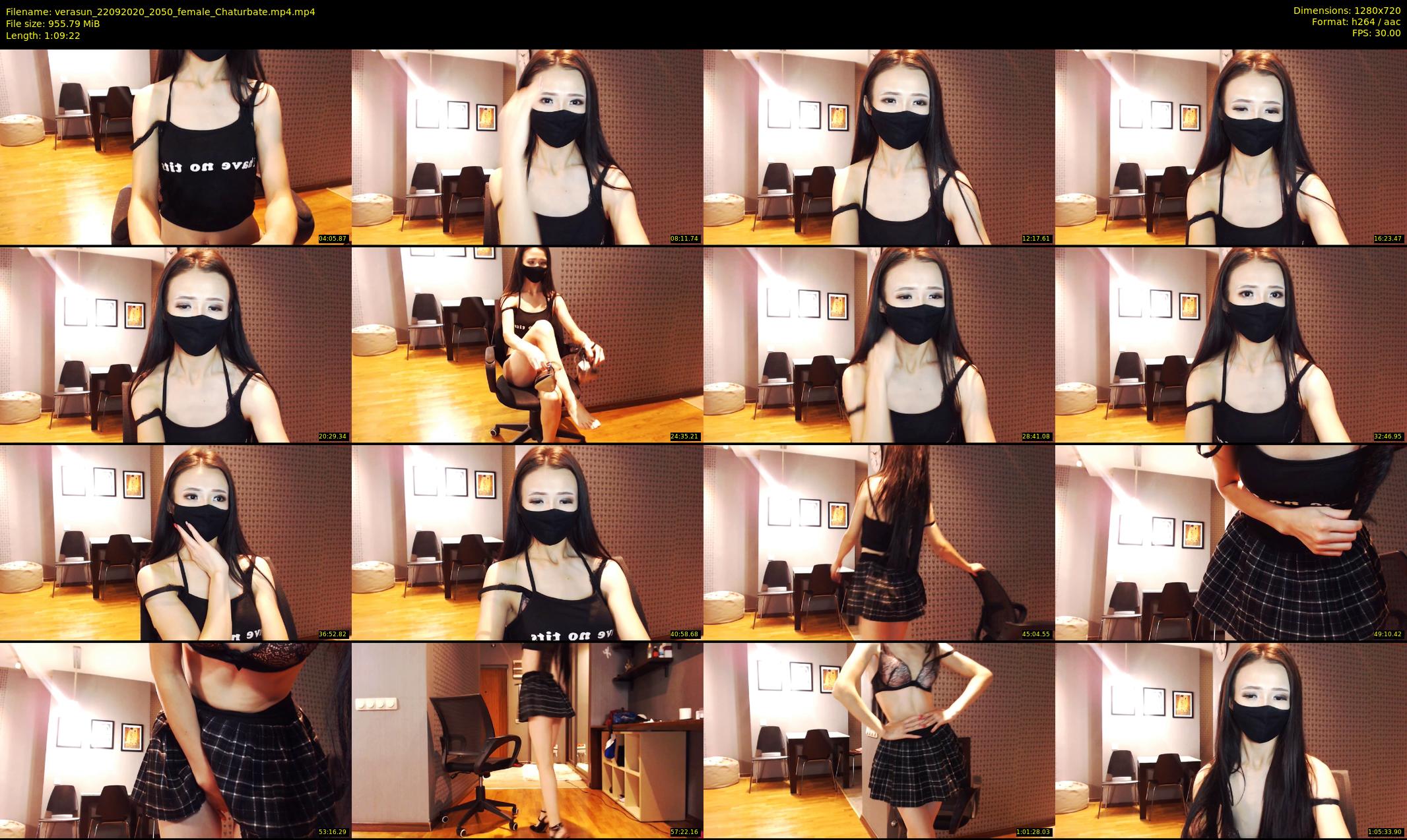 verasun — 70 minute Chaturbate female cam show recording, 720p, Sep 22, 2020