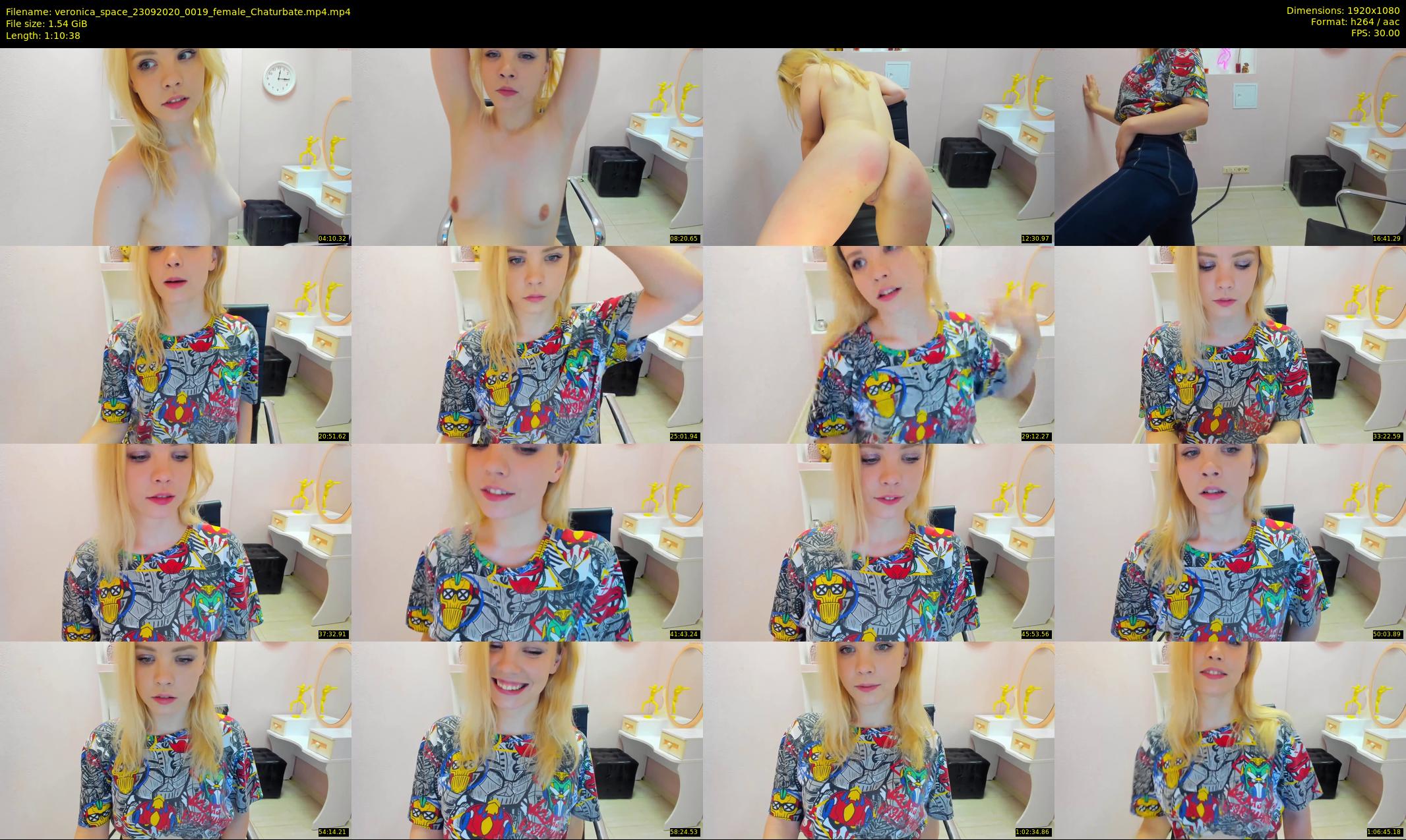 veronica_space — 71 minute Chaturbate female cam show recording, 1080p, Sep 23, 2020